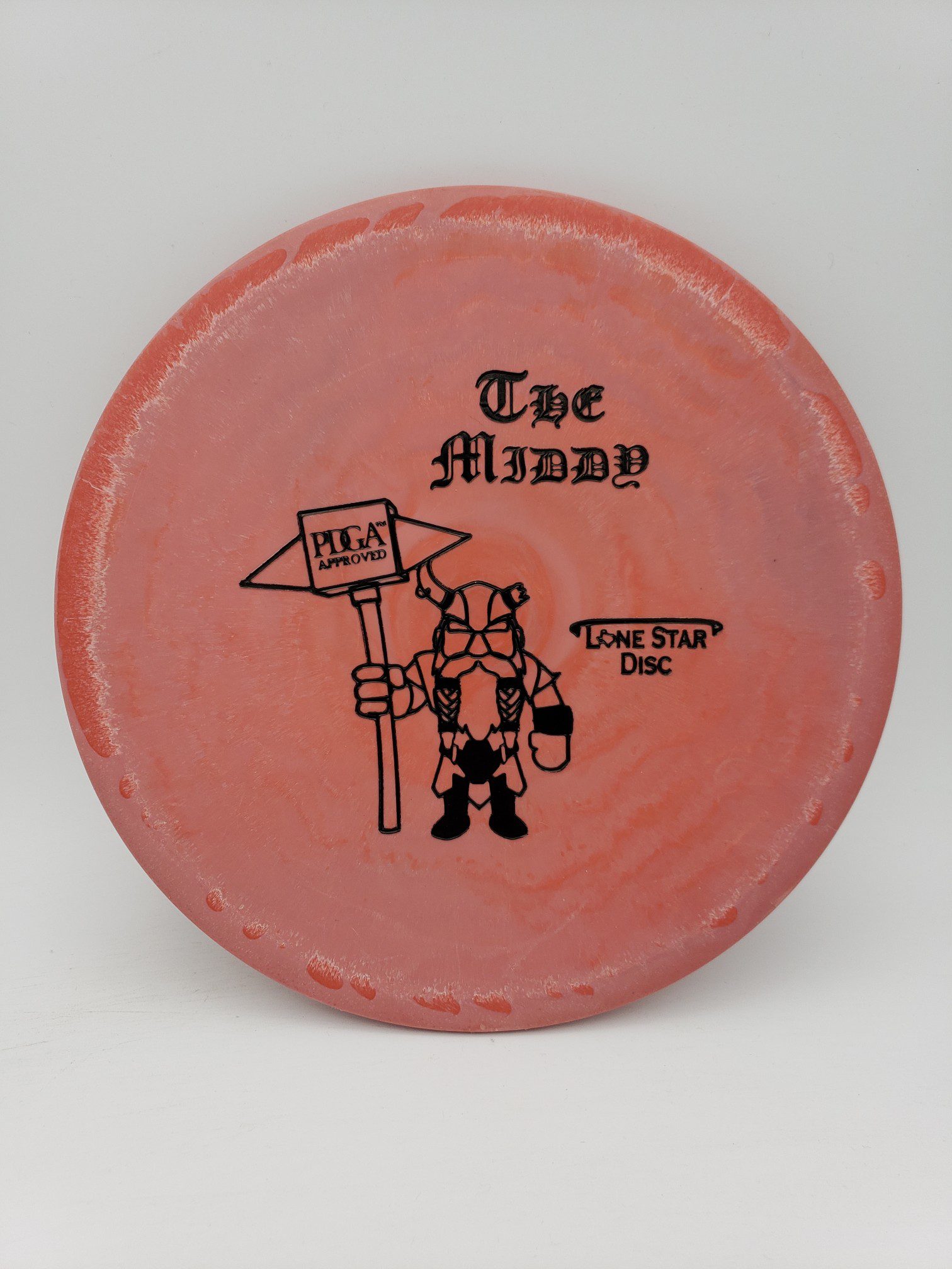 LSD Delta Middy disc golf disc front view