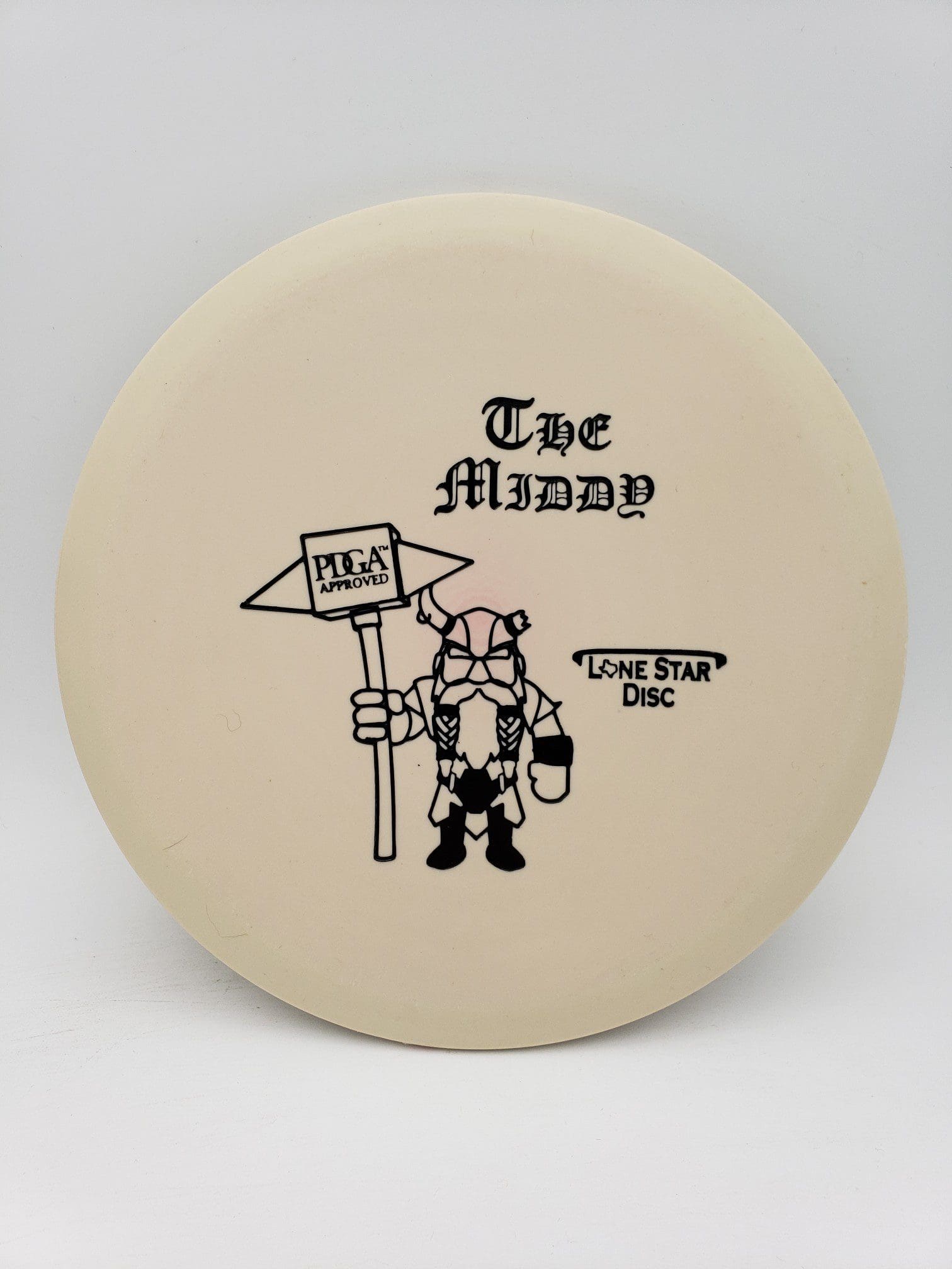 LSD Delta 2 Middy disc golf disc front view