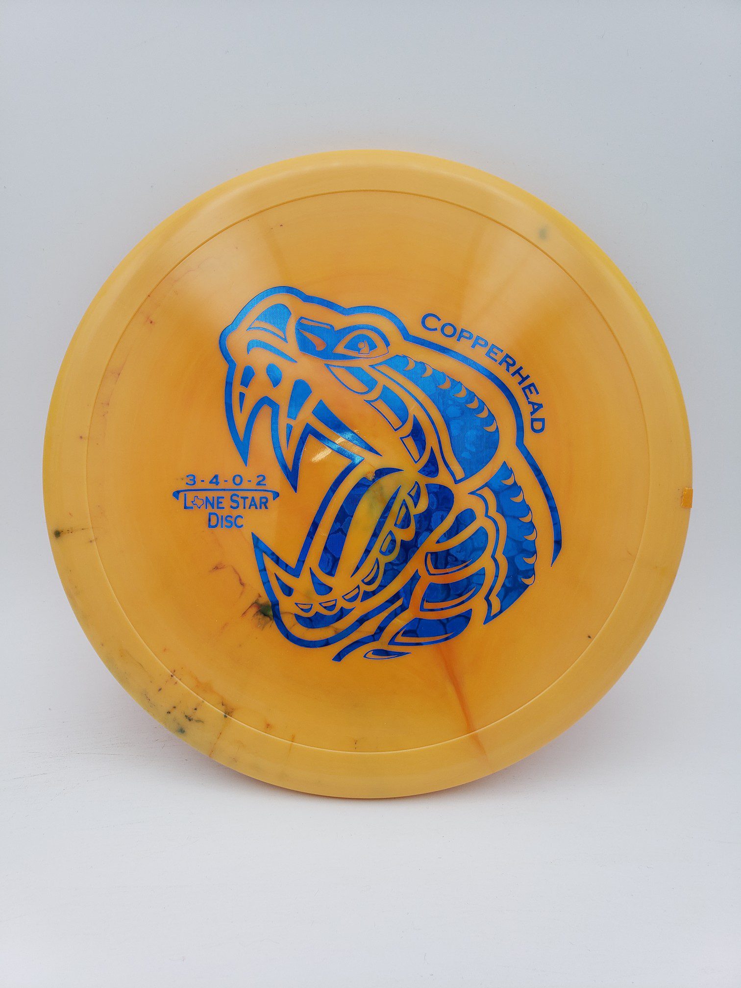 LSD v1 Copperhead disc golf disc front view
