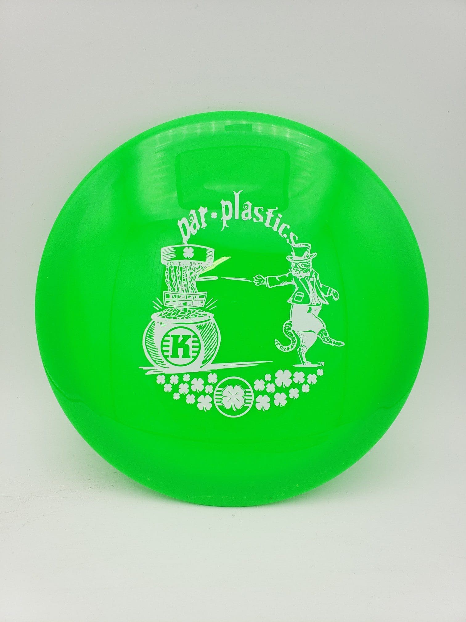 Kastaplast K1 Soft Falk Saint Patrick's Day 2023 disc golf disc front view