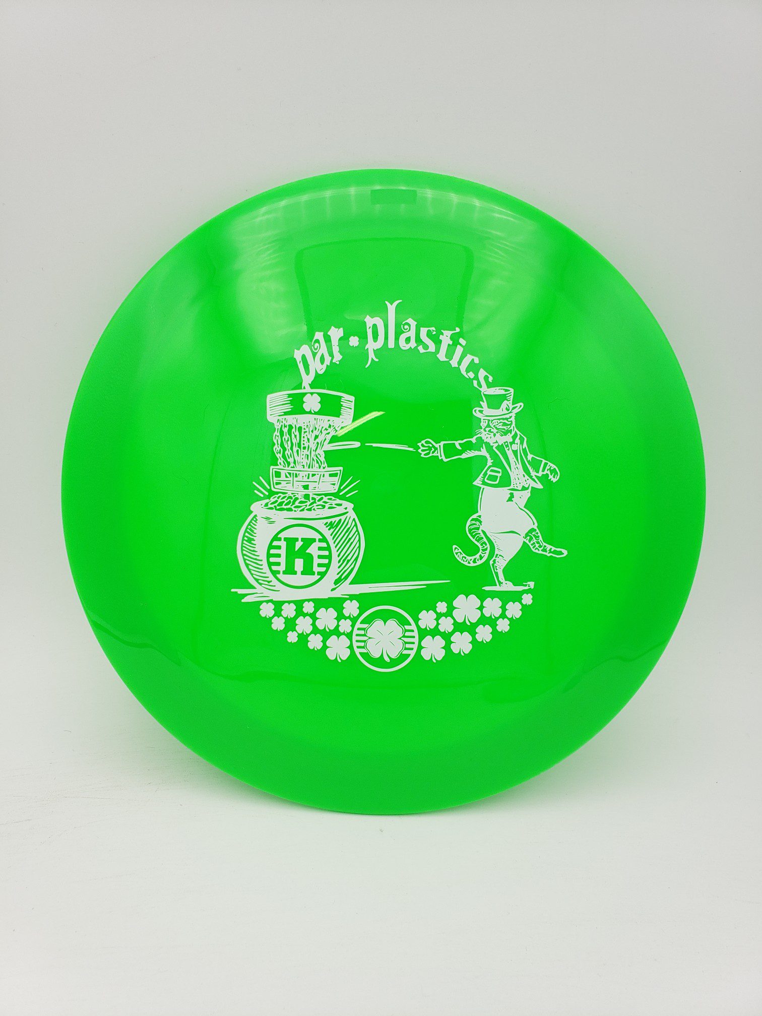Kastaplast K1 Guld Saint Patrick's Day 2023 disc golf disc front view