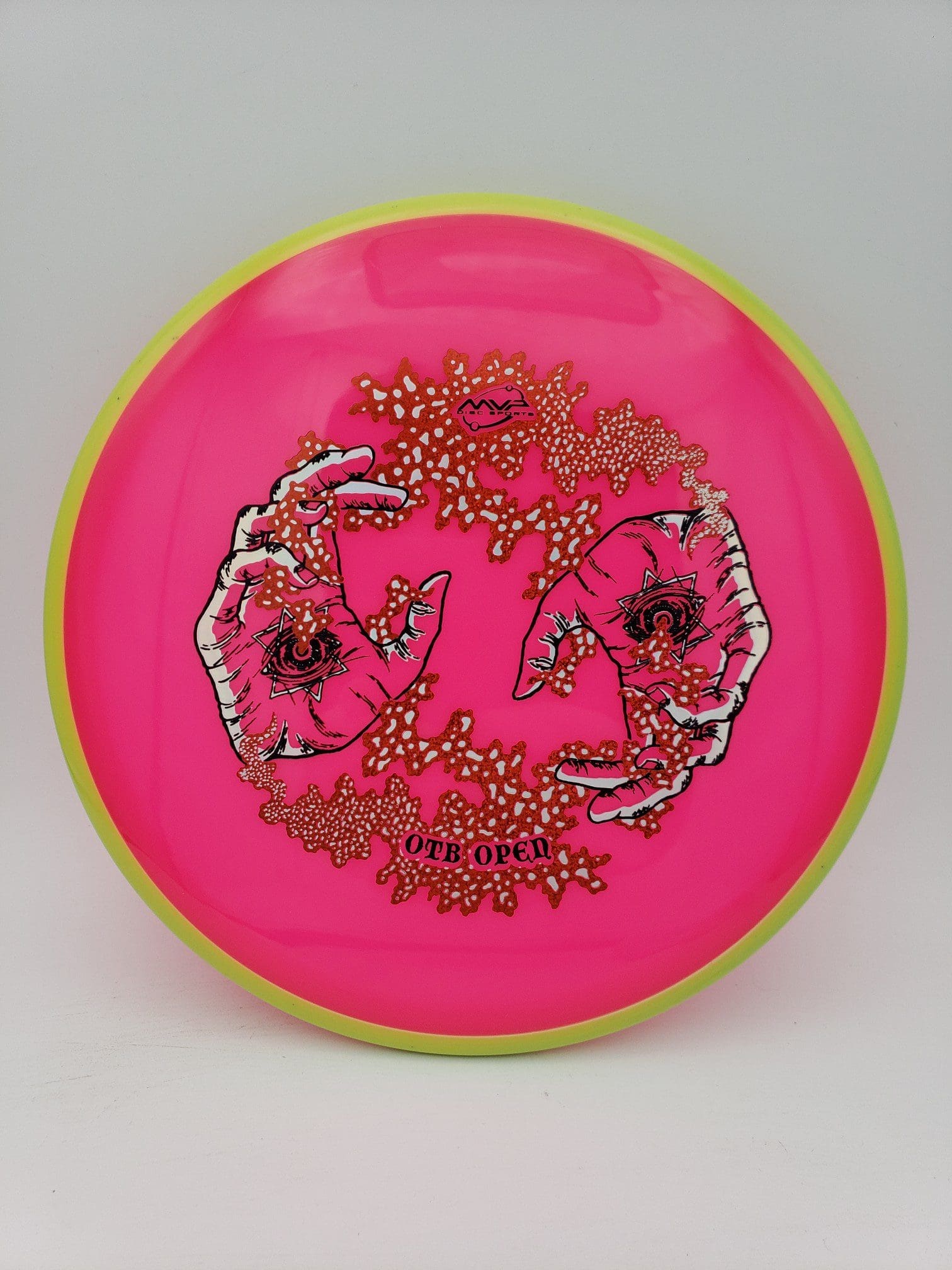 Axiom OTB Open 2023 Neutron Soft Hex disc golf disc front view