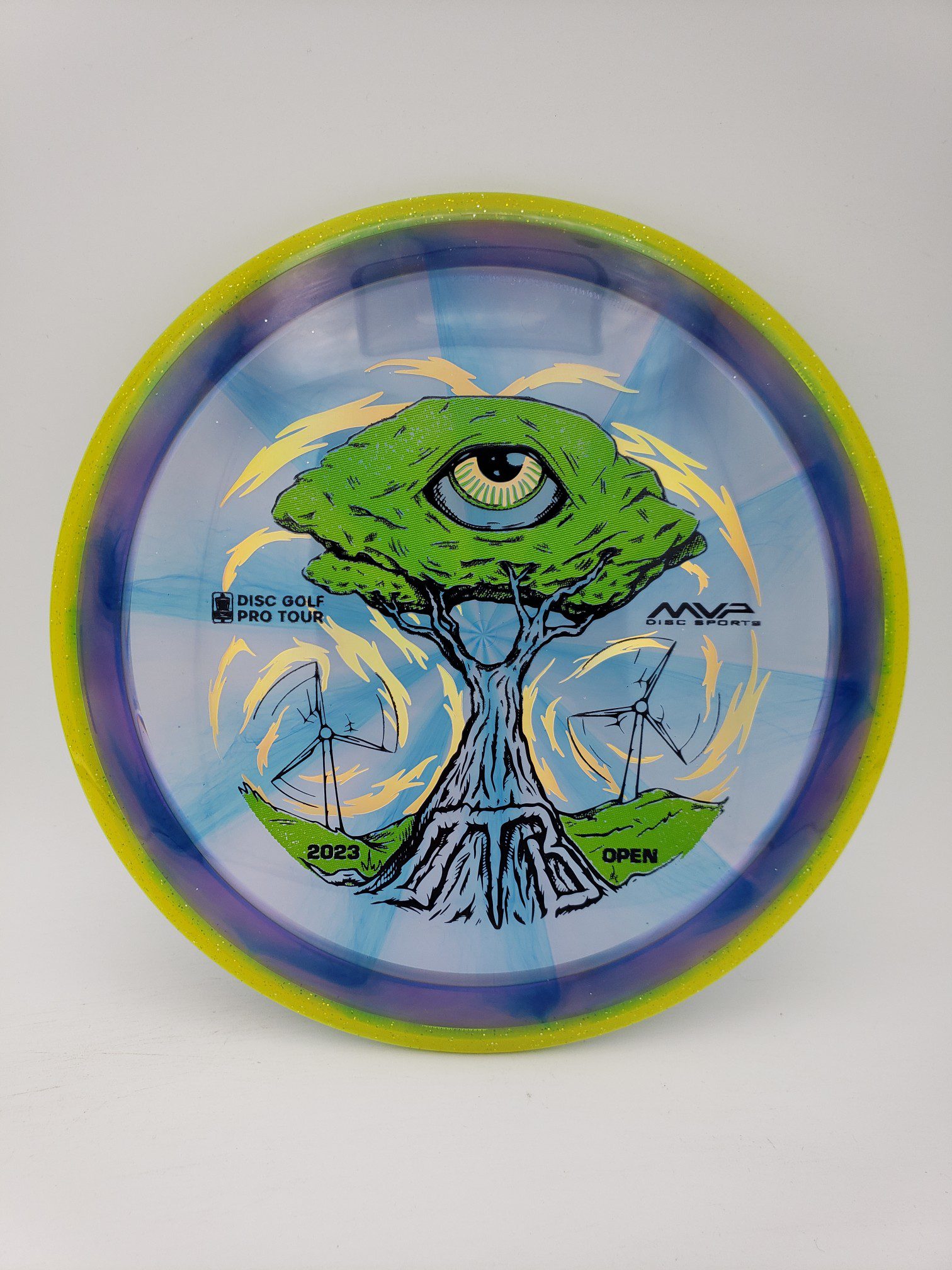 Axiom OTB Open 2023 Prism Proton Trance disc golf disc front view