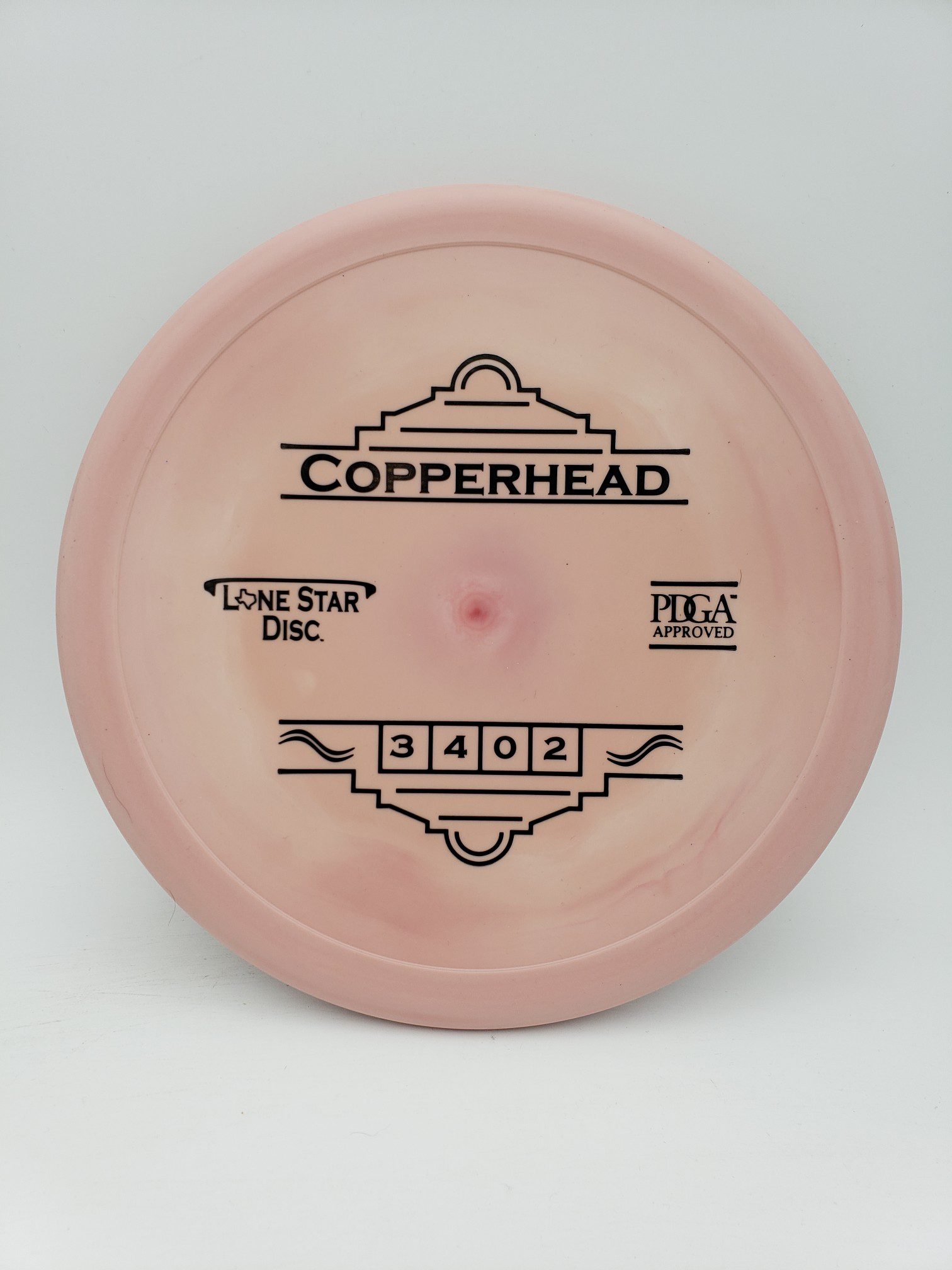 LSD v2 Copperhead disc golf disc front view