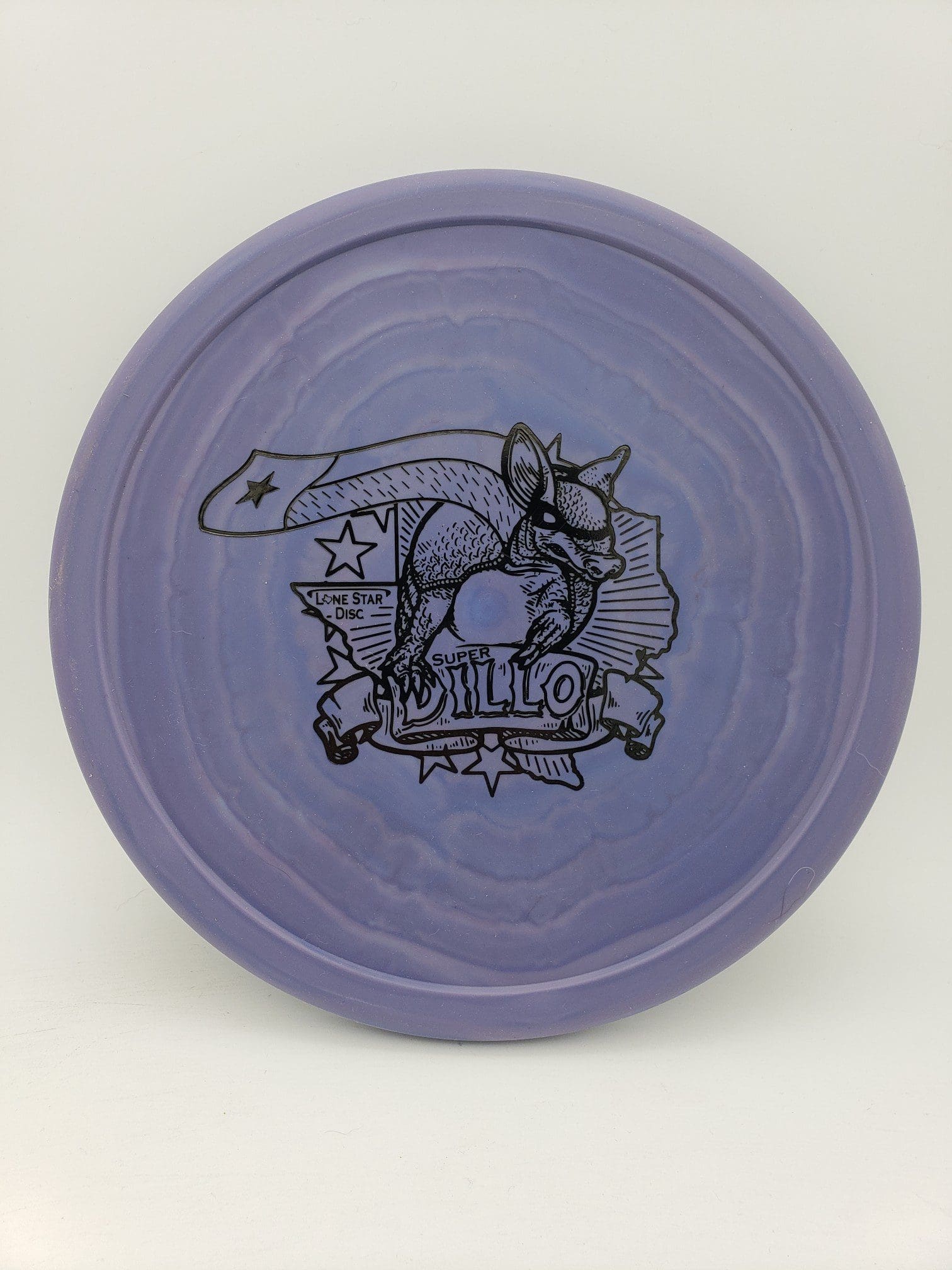 LSD v1 Super Dillo disc golf disc front view