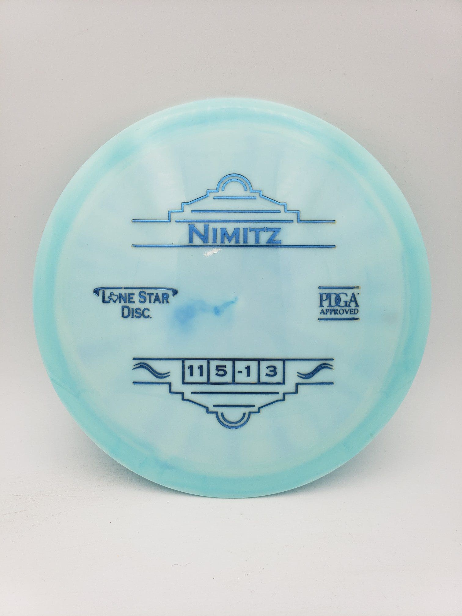 LSD Alpha Nimitz disc golf disc front view