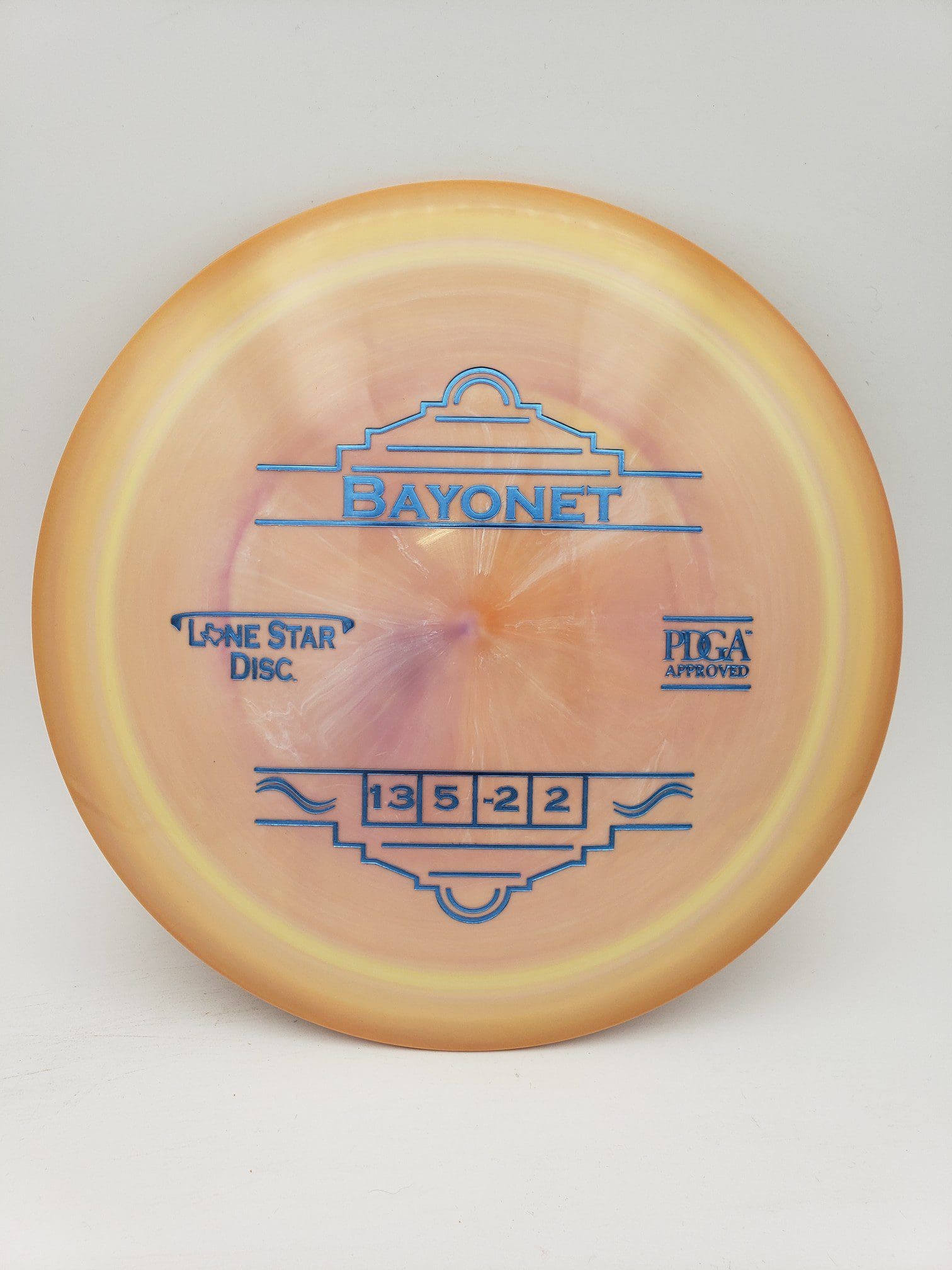 LSD Bravo Bayonet disc golf disc front view