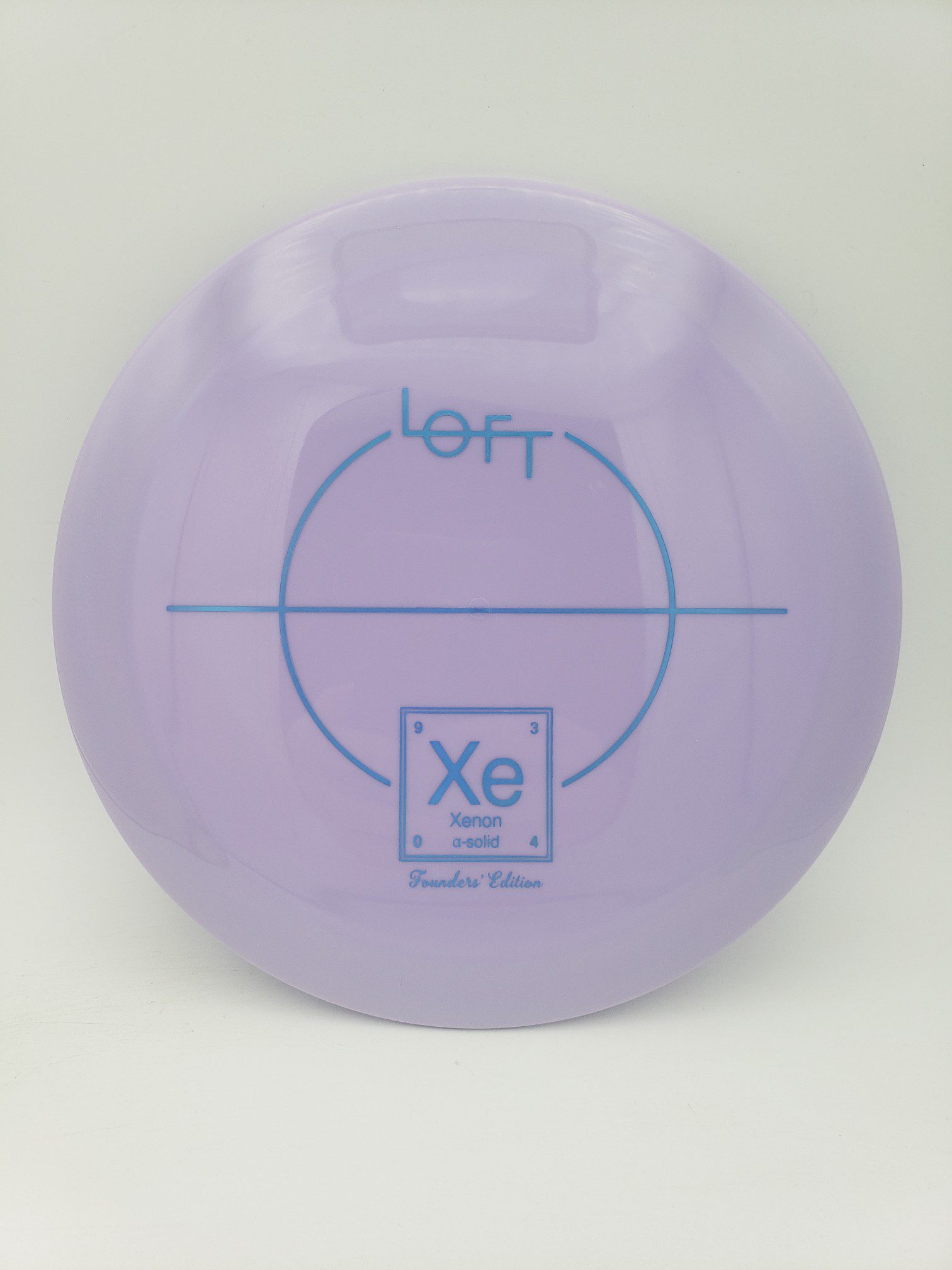 Lft Discs Xenon Alpha-solid Founder's Edition disc golf disc front view