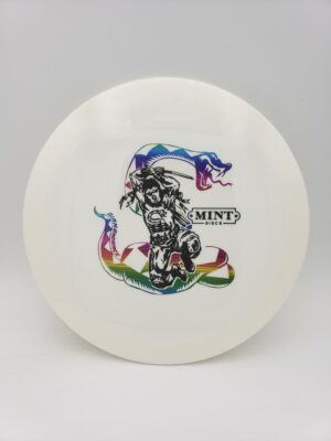 Mint Discs Apex Diamondback Super Hero stamp first run disc golf disc front view