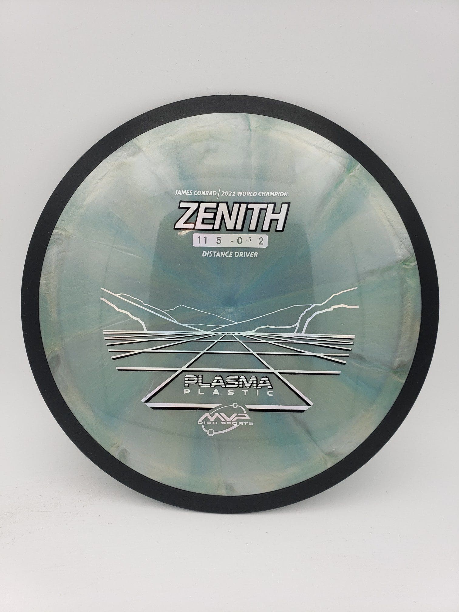 MVP Plasma Zenith disc golf disc front view