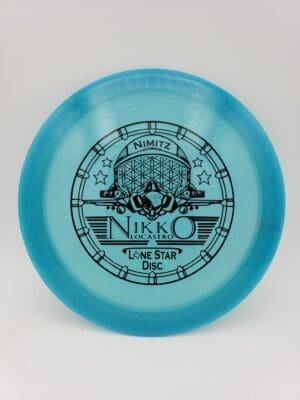 LSD Founder's Nimitz Nikko Locastro tour series disc golf disc front view