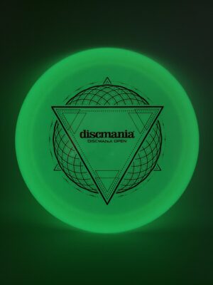Discmania Special Edition Neo Lumen Enigma Discmania Open disc golf disc front view