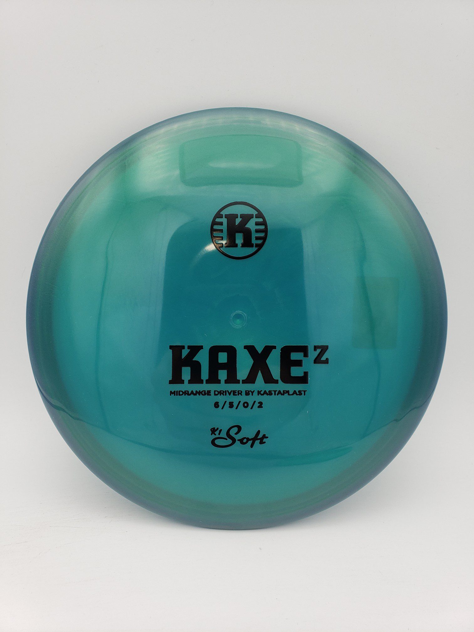 Kastaplast LAST RUN K1 Soft Kaxe Z ONE per customer disc golf disc front view