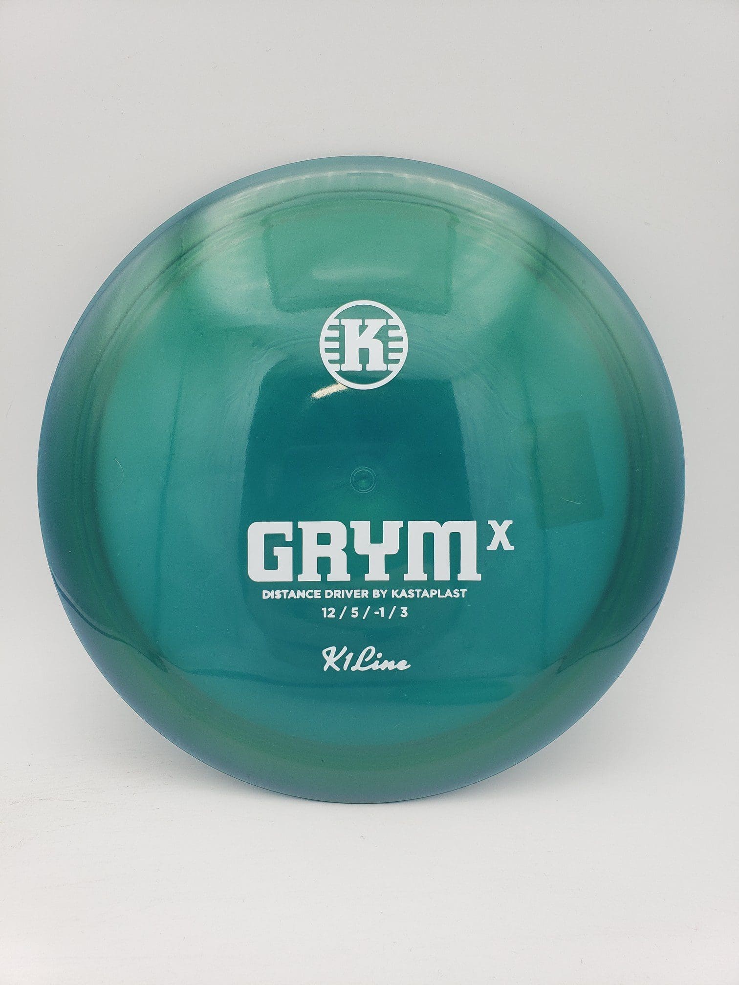 Kastaplast LAST RUN K1 Grym X ONE per customer disc golf disc front view