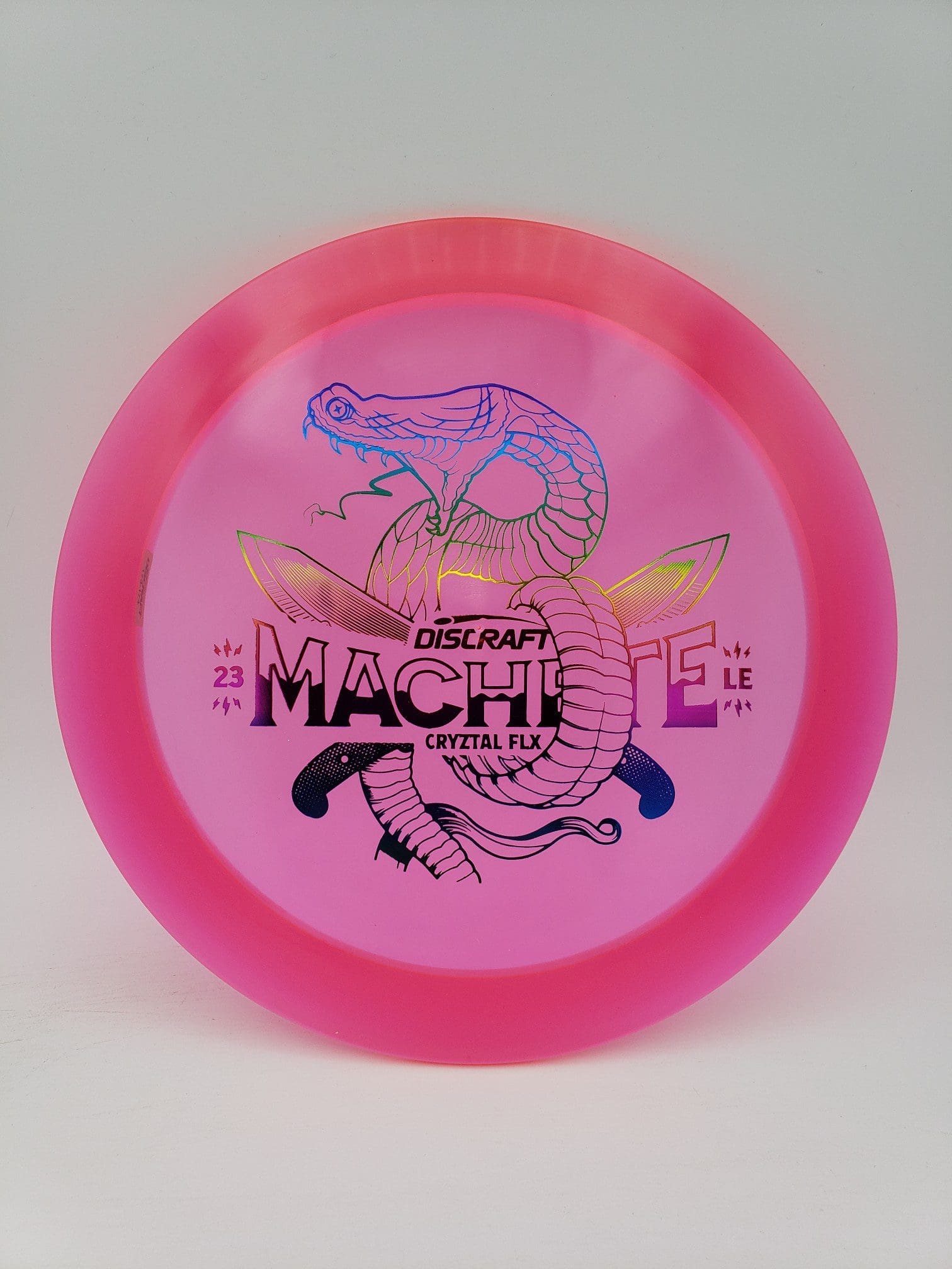 Discraft Ledgestone 2023 Crystal FLX Machete disc golf disc front view