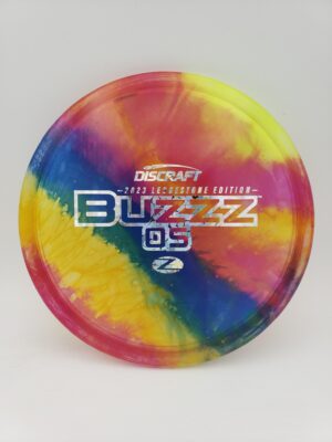 Discraft Ledgestone 2023 Fly Dye Z Buzzz OS disc golf disc front view