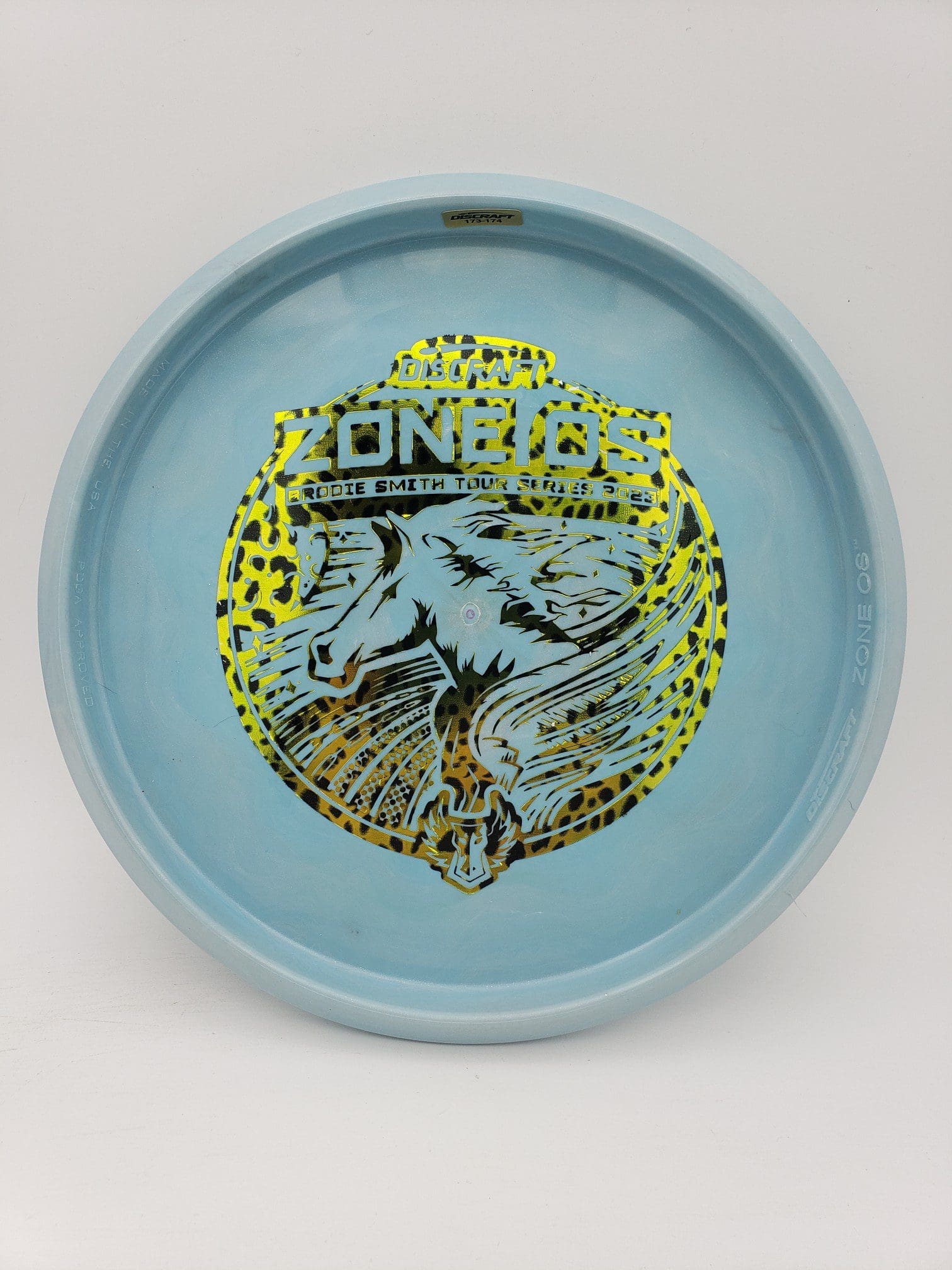 Discraft Brodie Smith 2023 tour series Zone OS disc golf disc front view