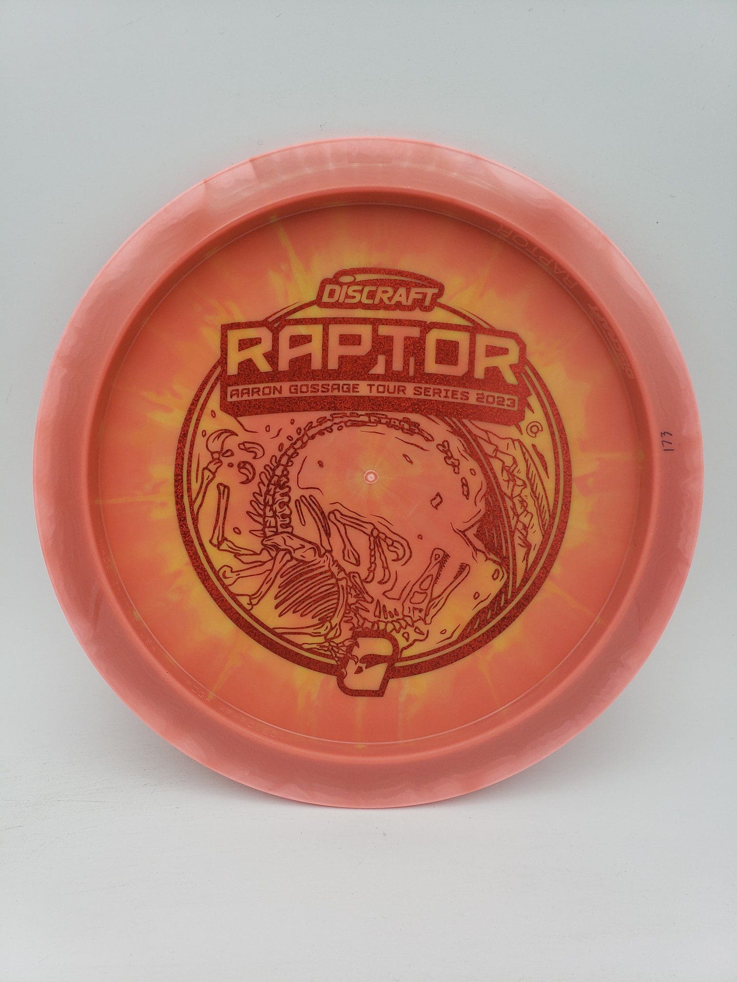Discraft Aaron Gossage 2023 tour series Raptor disc golf disc front view
