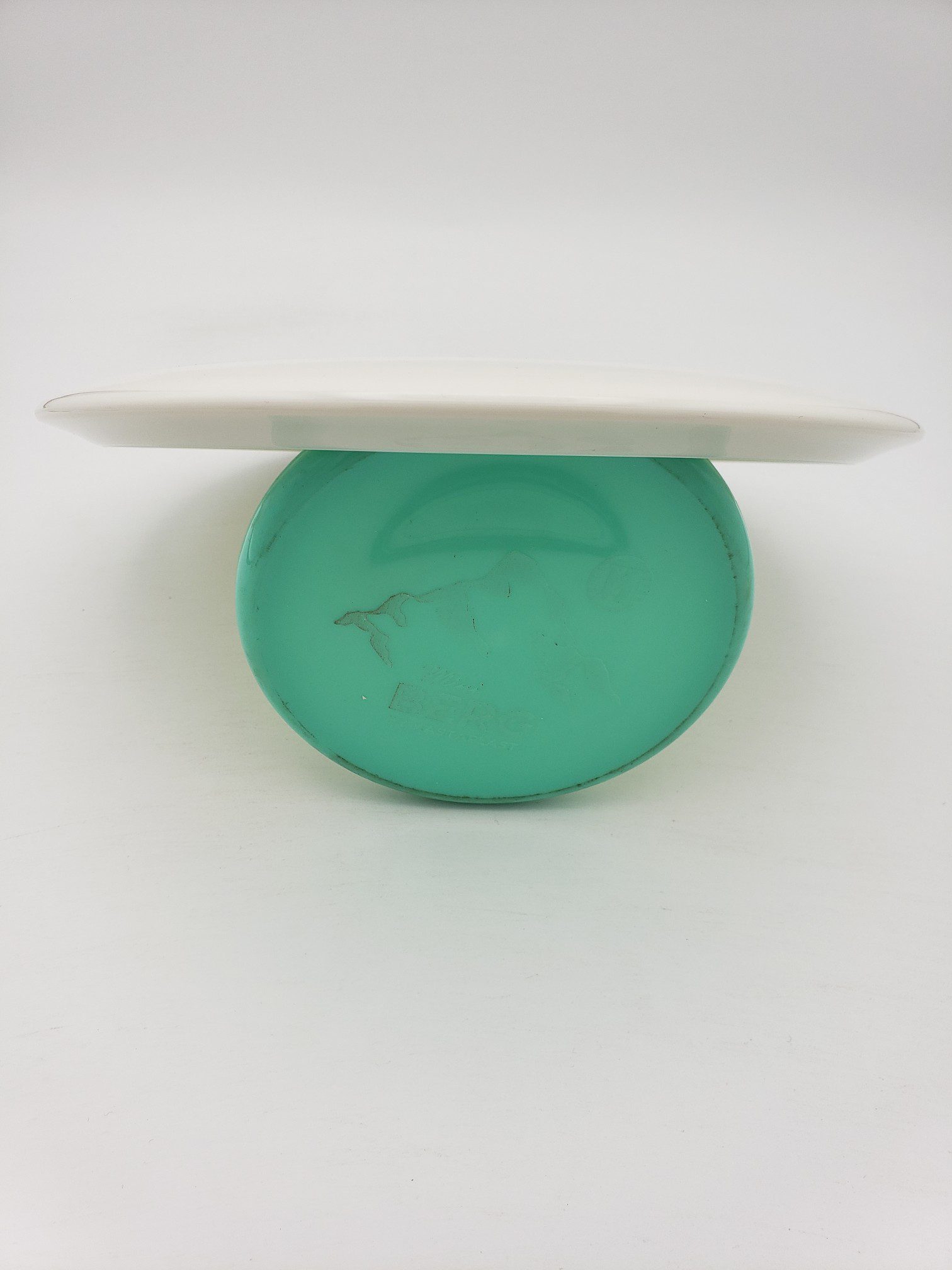 Kastaplast K1 Stig white disc golf disc back view