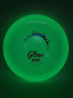 Kastaplast K1 Glow Berg 2023 disc golf disc front view