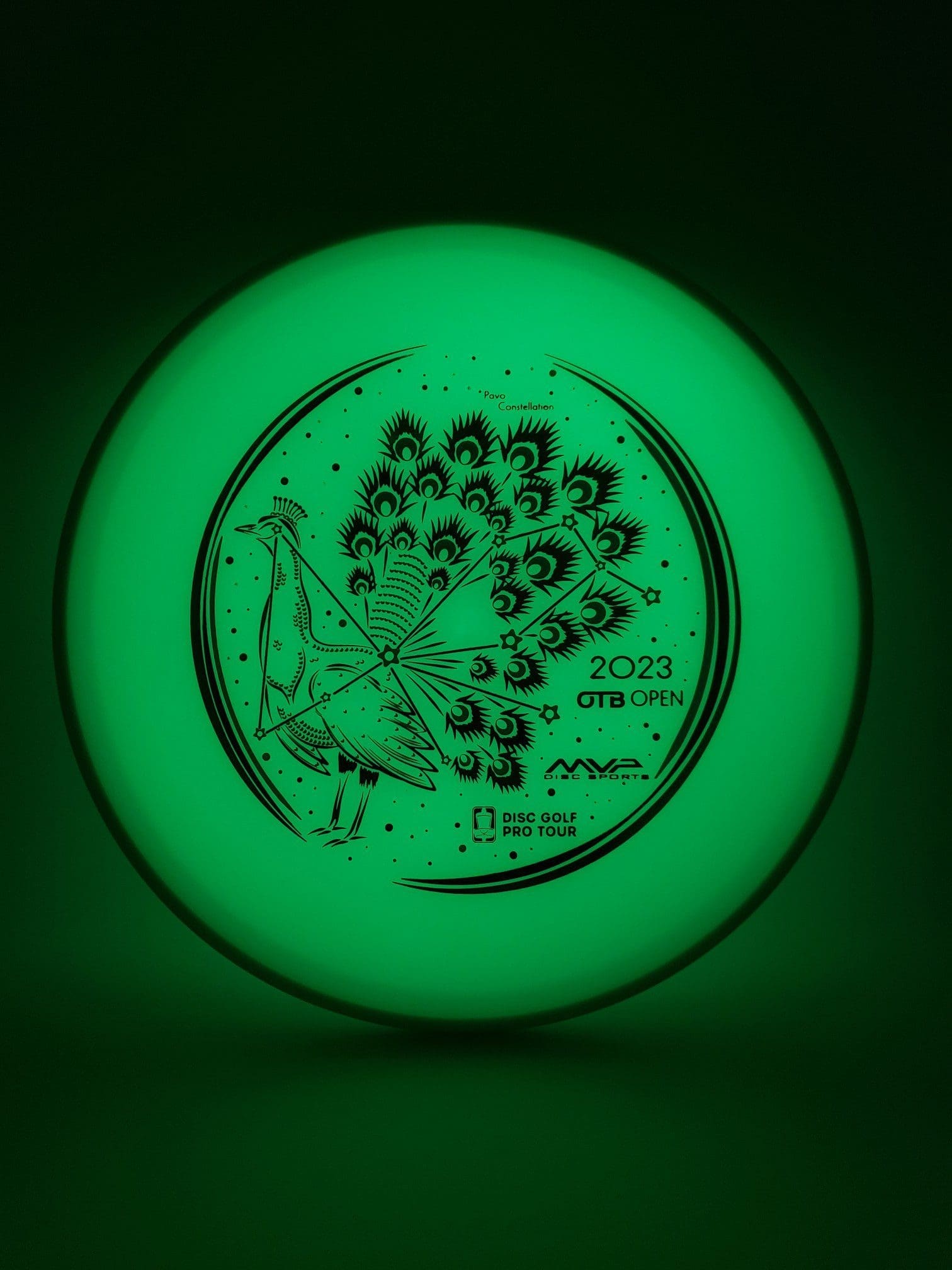 MVP OTB Open 2023 Eclipse Uplink disc golf disc front view
