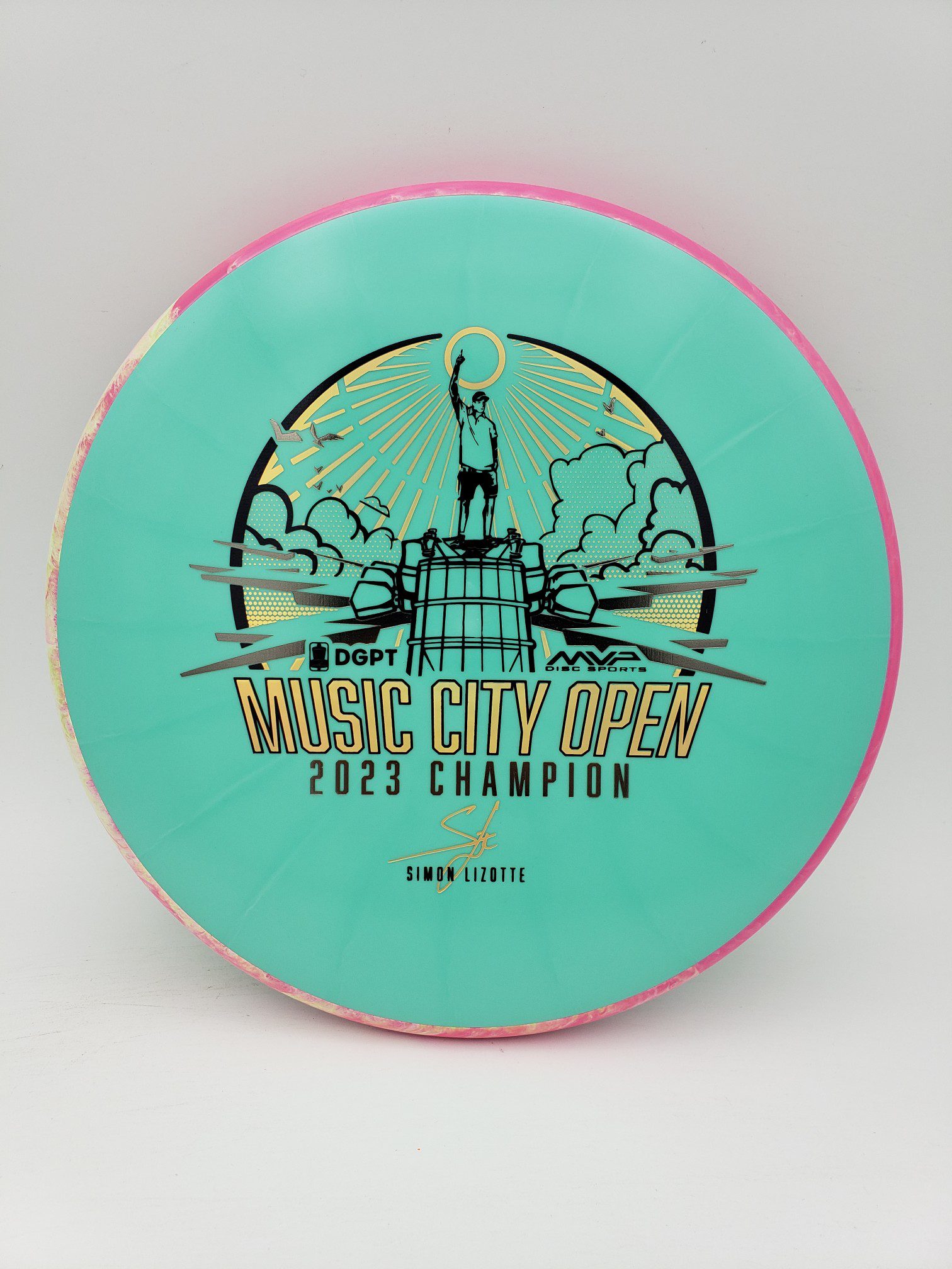 Axiom Fission Proxy Proxy Music City Open Championship Edition 171-175g Copy disc golf disc front view