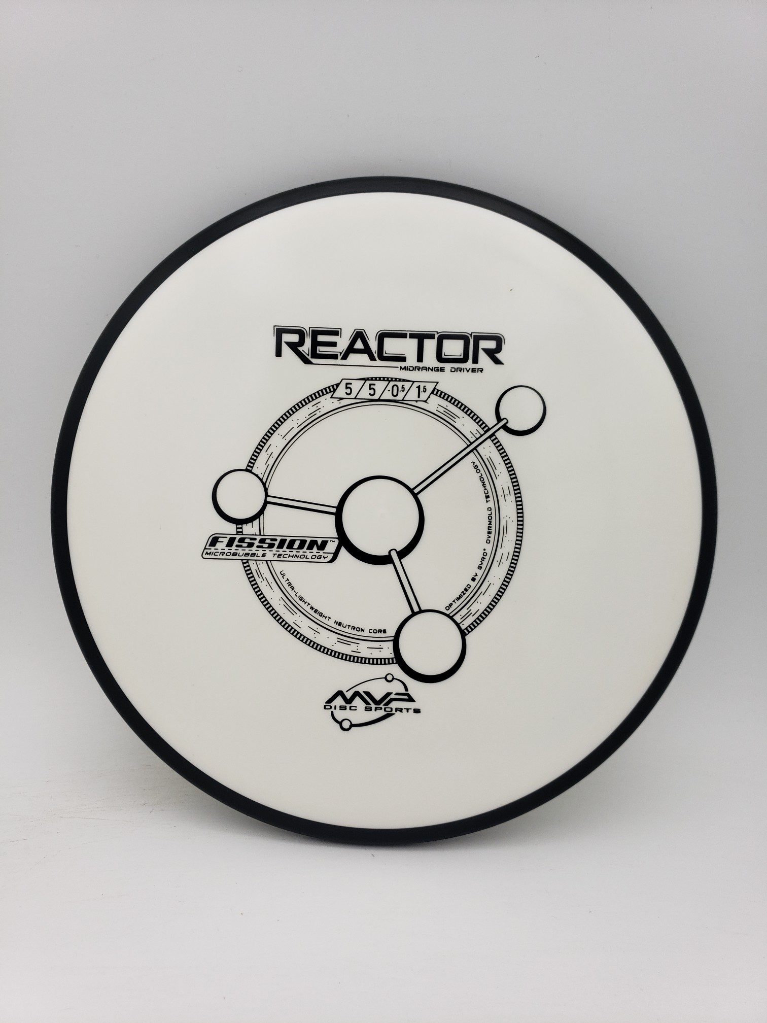 MVP Fission Reactor disc golf disc front view