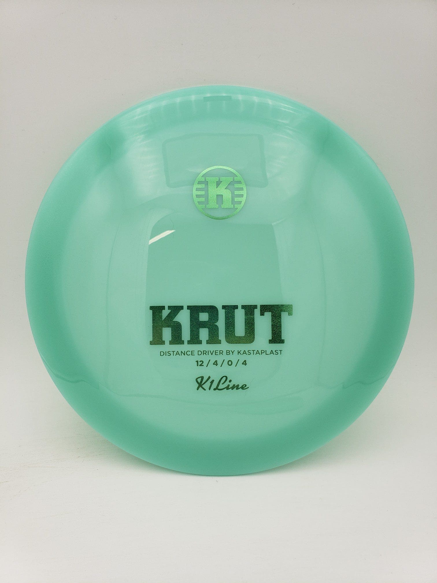 Kastaplast K1 Krut Mint FR TWO per customer disc golf disc front view
