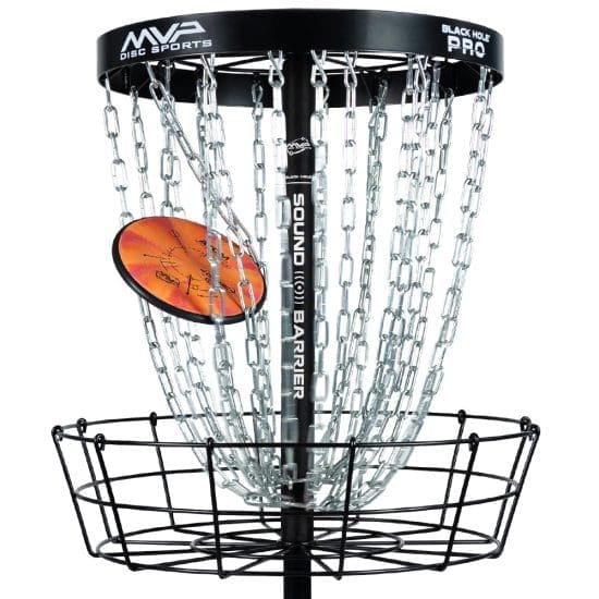MVP Black Hole Sound Barrier disc golf disc top view