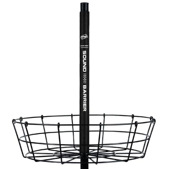 MVP Black Hole Sound Barrier disc golf disc front view