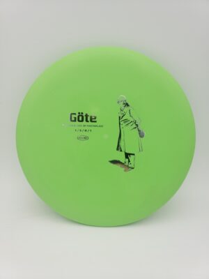 Kastaplast K3 Gte lime disc golf disc front view