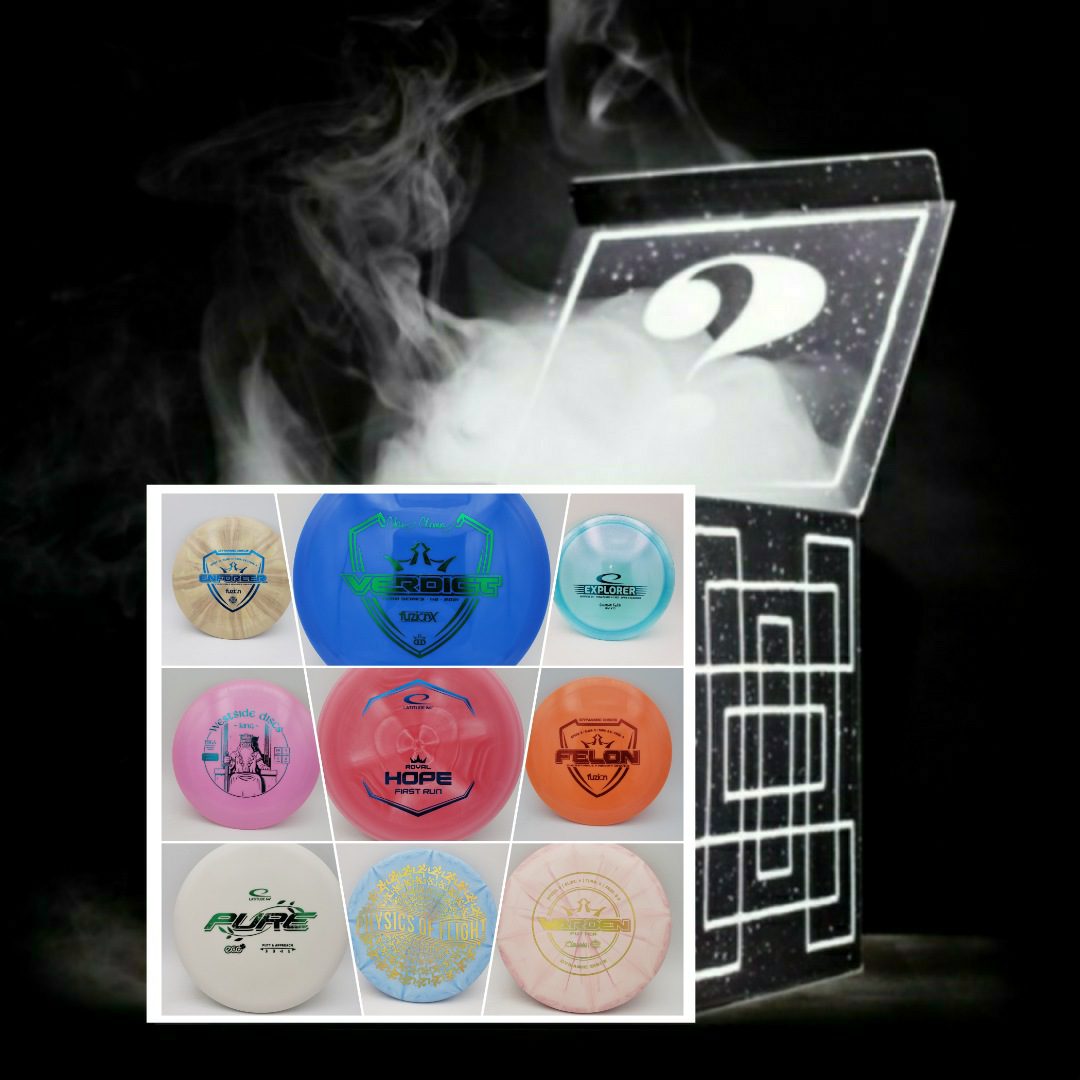 Trilogy Mystery Boxes disc golf disc front view