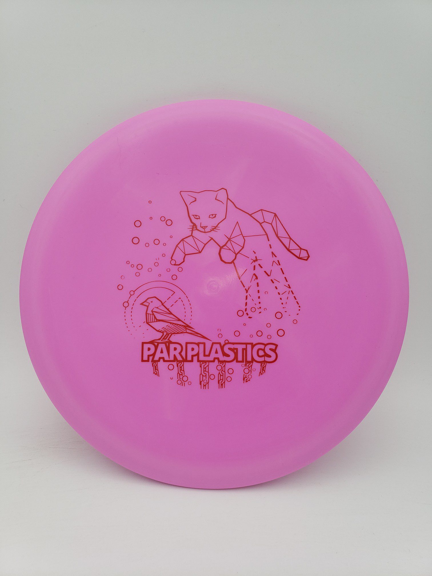 Kastaplast K3 Gte hot pink Power Kitty 2023 disc golf disc front view
