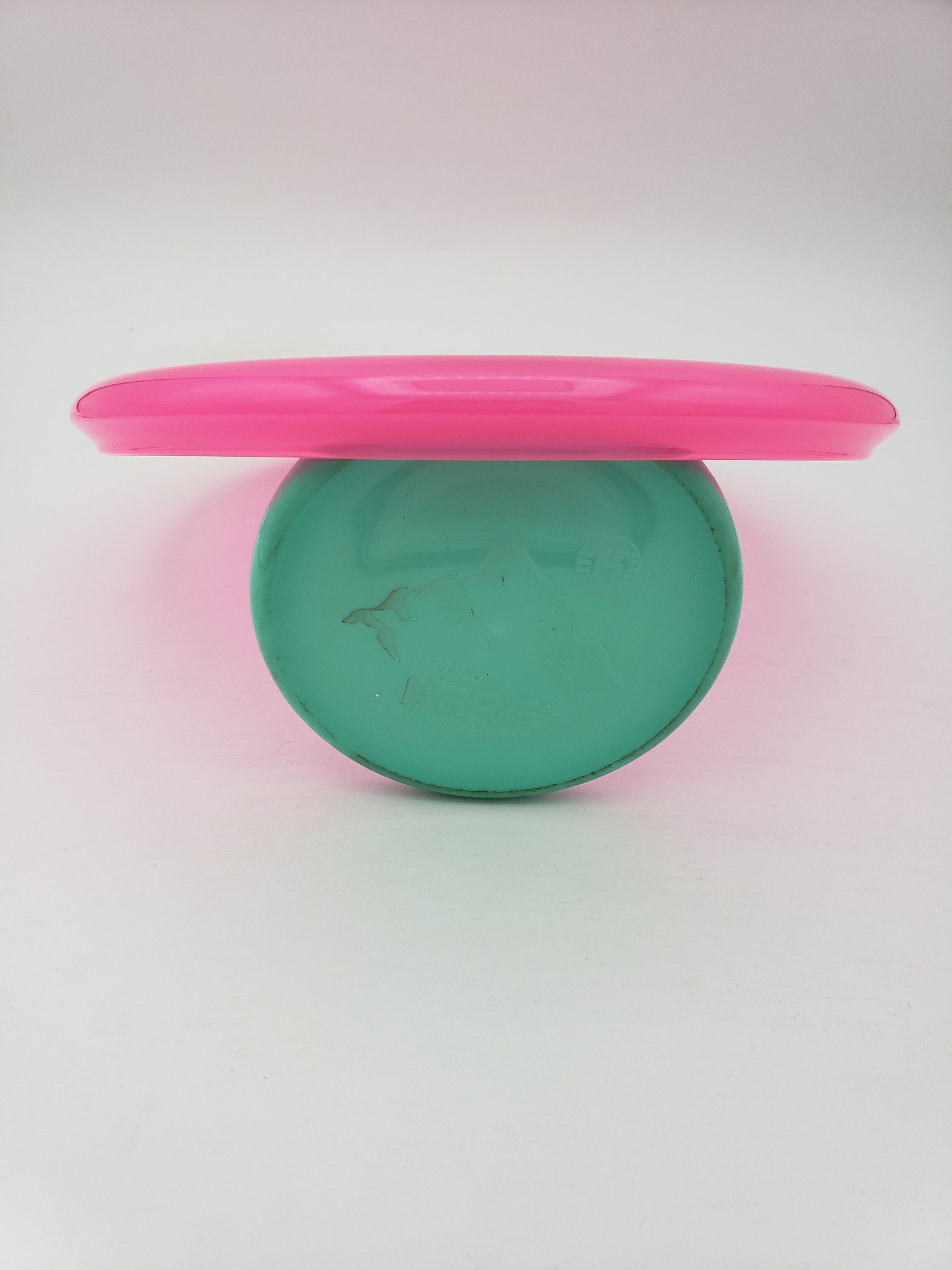 Kastaplast K1 Reko X hot pink Power Kitty 2023 disc golf disc back view