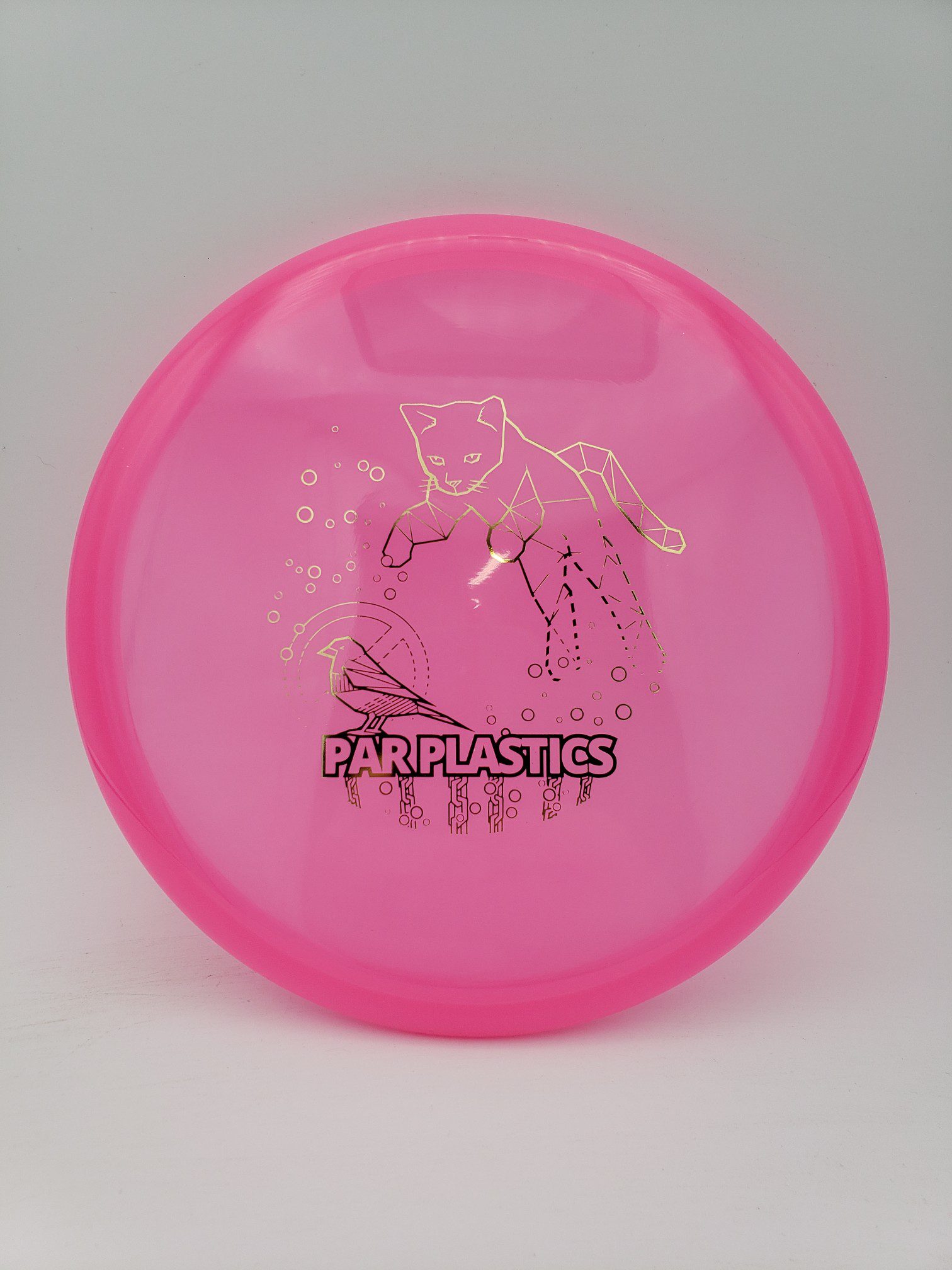 Kastaplast K1 Reko X hot pink Power Kitty 2023 disc golf disc front view