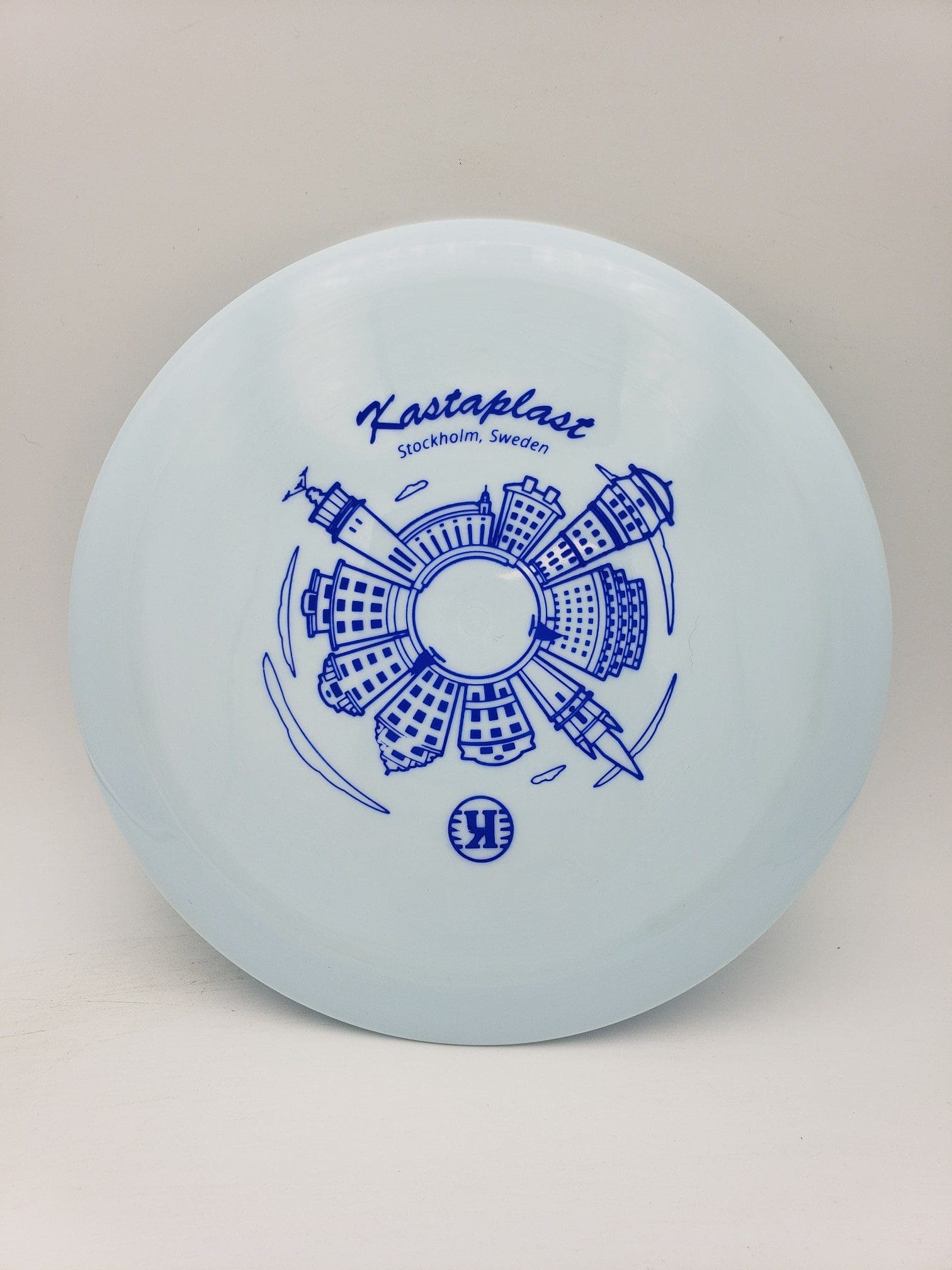 Kastaplast K1 Grym X Stockholm stamp disc golf disc front view