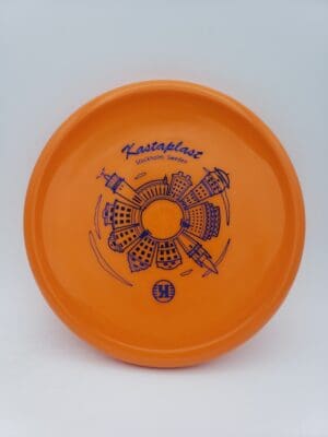 Kastaplast K1 Berg Stockholm stamp disc golf disc front view