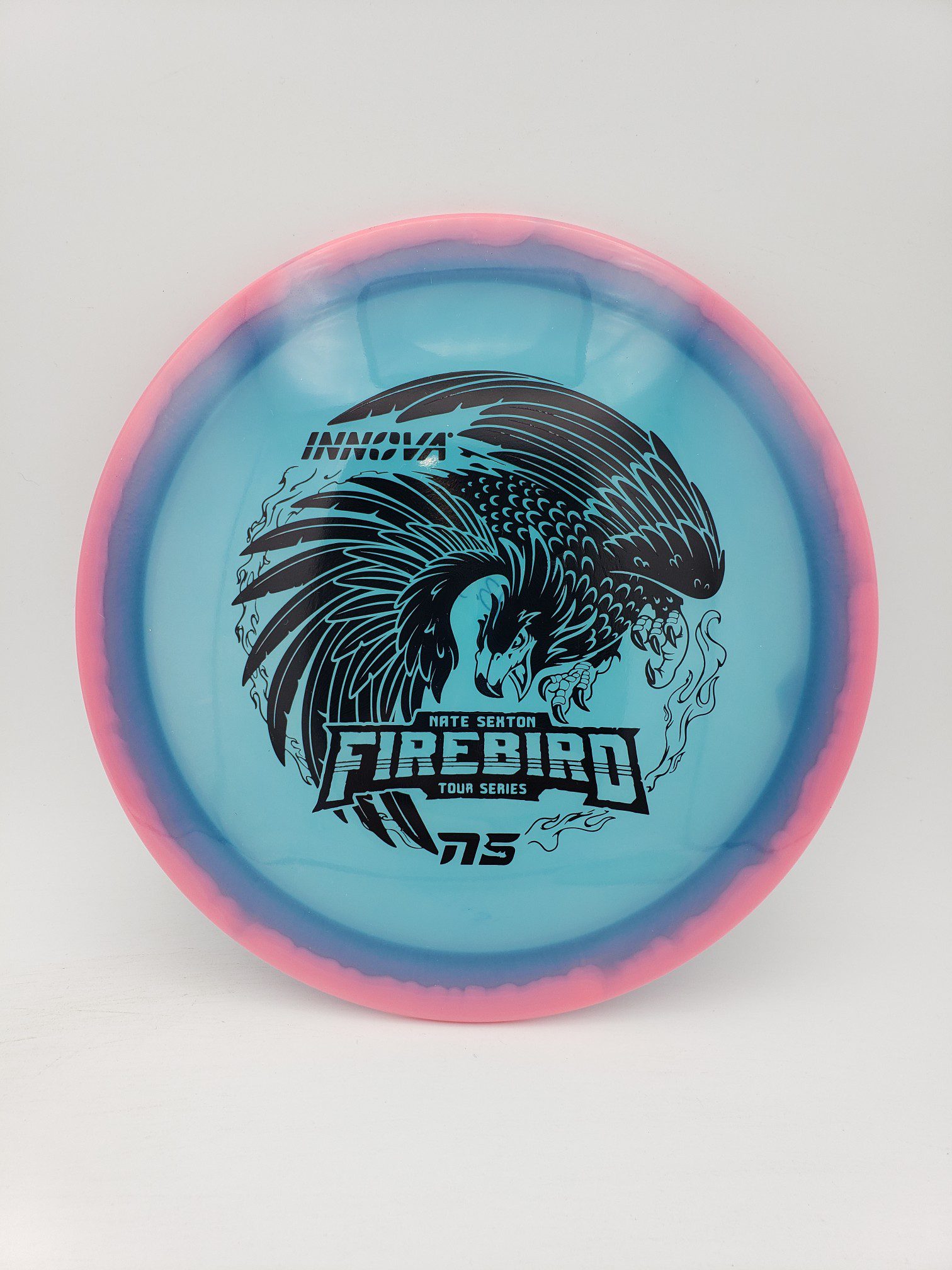 Innova Champion Glow Halo Firebird Nate Sexton 2023 Tour Series disc golf disc detail view