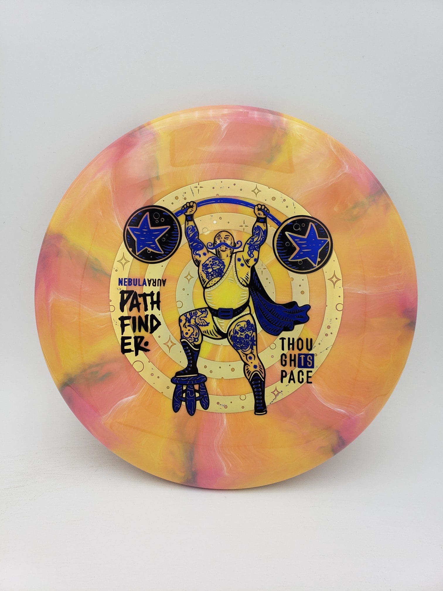 TSA Nebula Aura Pathfinder disc golf disc front view