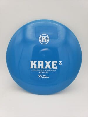 Kastaplast K1 Kaxe Z blue Copy disc golf disc front view