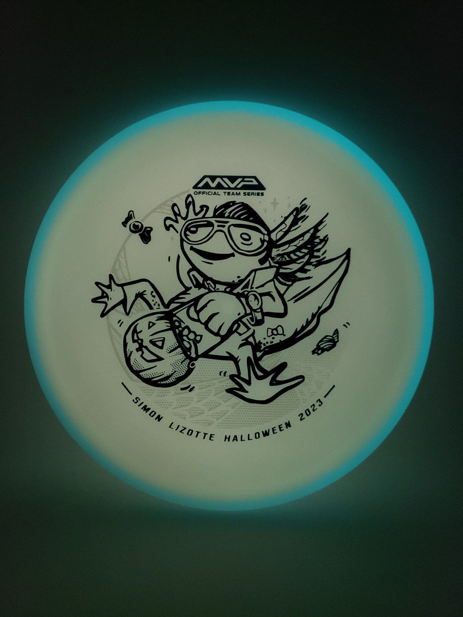 Axiom Total Eclipse Hex Simon Lizotte Halloween 2023 disc golf disc front view