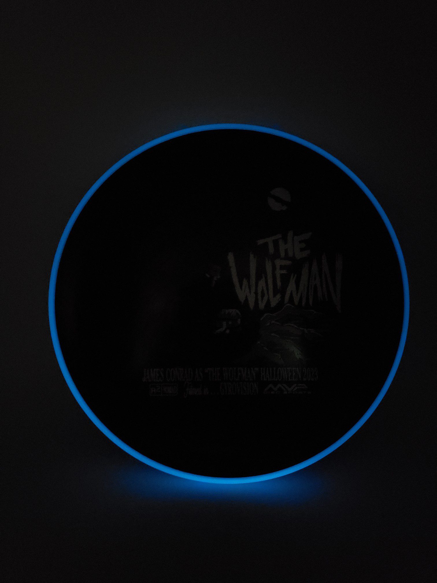 MVP Eclipse R2 Neutron Nomad James Conrad Halloween 2023 disc golf disc top view