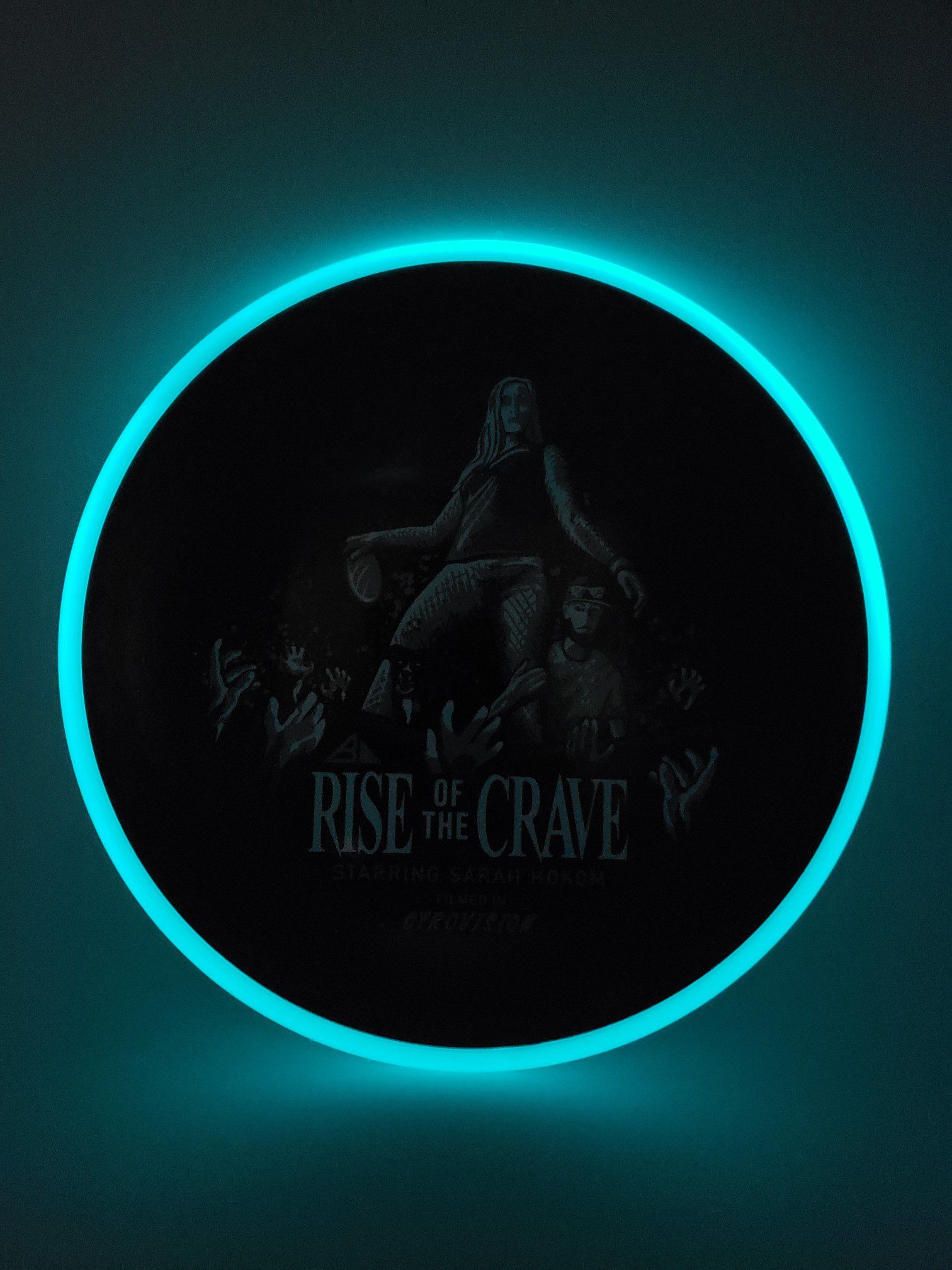 Axiom Eclipse R2 Neutron Crave Sarah Hokom Halloween 2023 disc golf disc back view