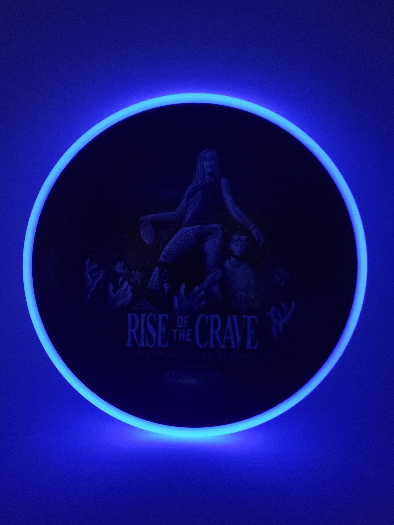 Axiom Eclipse R2 Neutron Crave Sarah Hokom Halloween 2023 disc golf disc side view