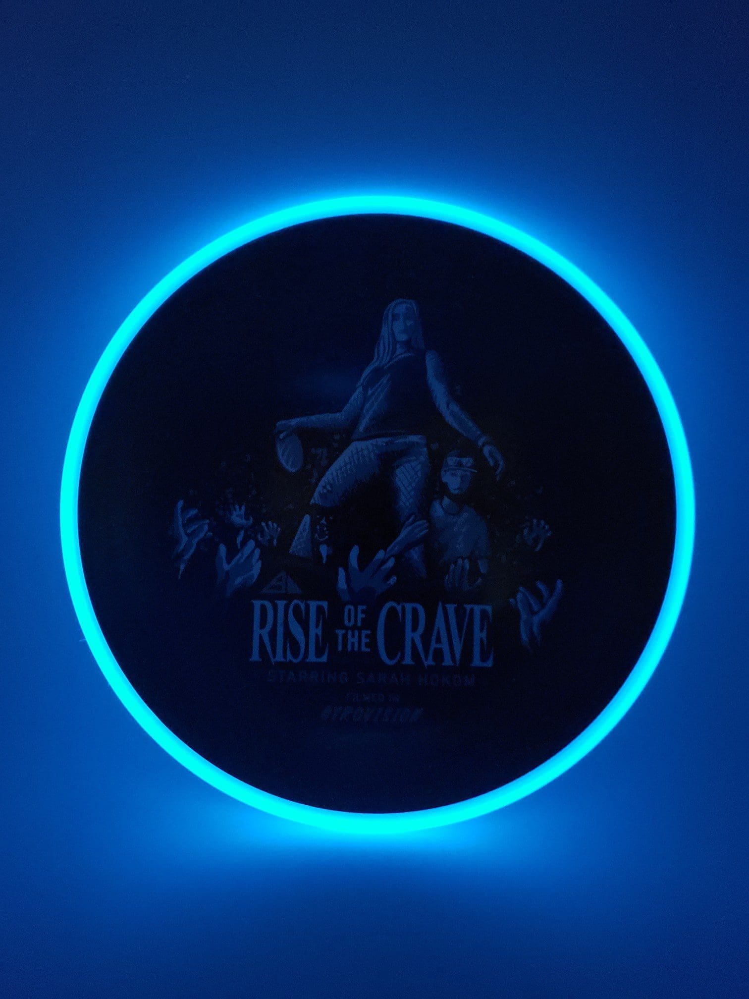 Axiom Eclipse R2 Neutron Crave Sarah Hokom Halloween 2023 disc golf disc top view