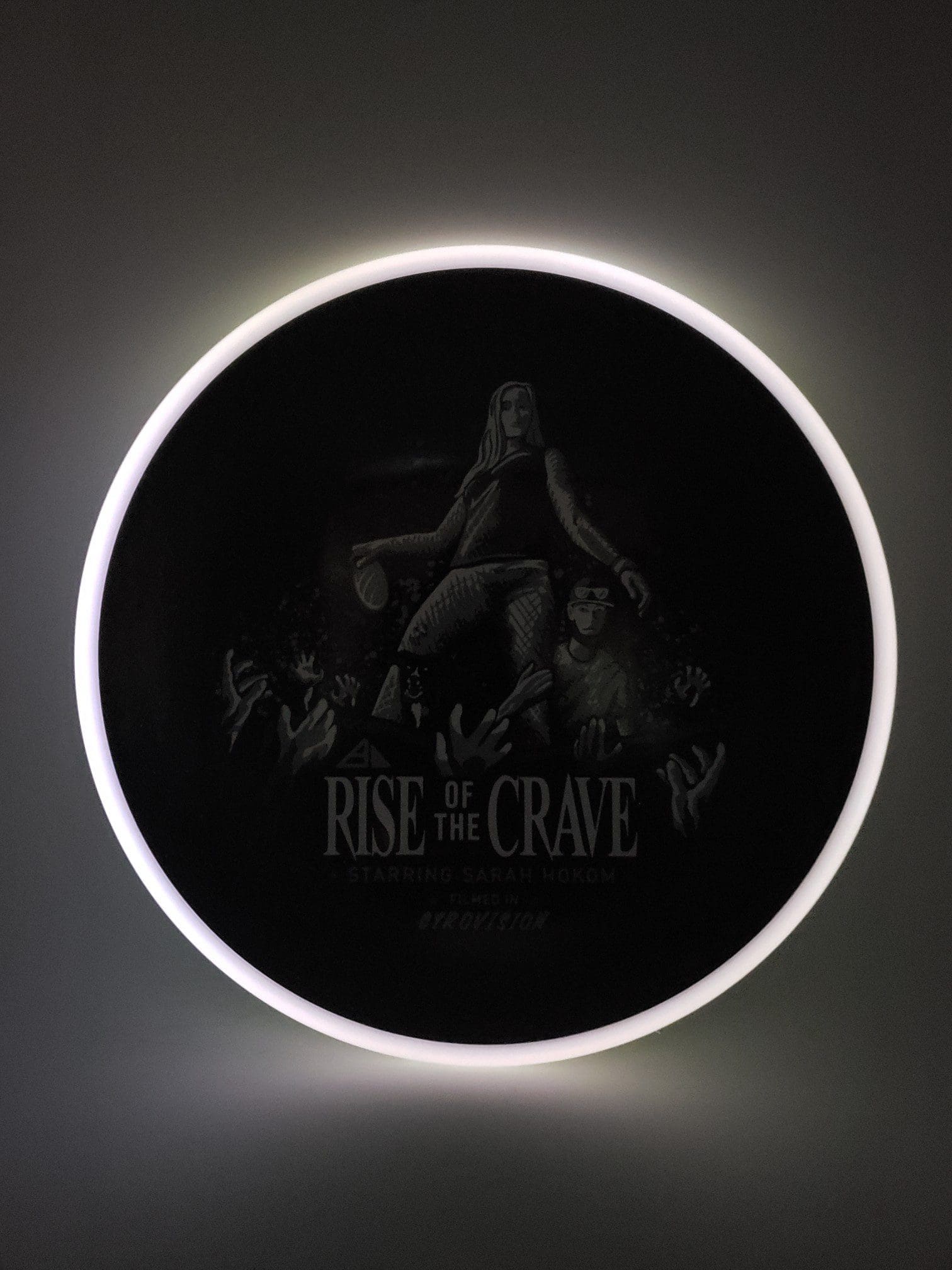 Axiom Eclipse R2 Neutron Crave Sarah Hokom Halloween 2023 disc golf disc front view