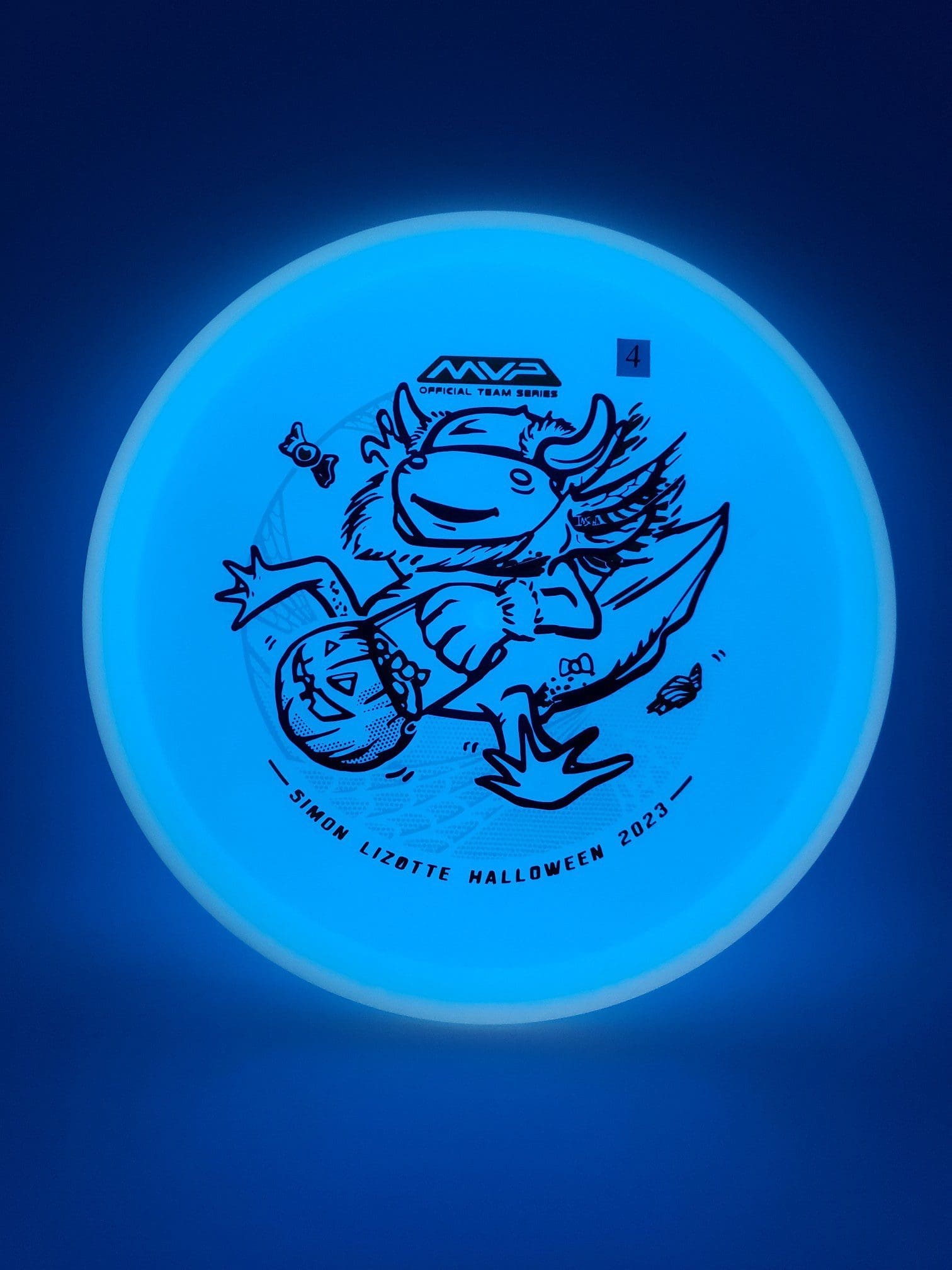 Axiom Total Eclipse Hex Simon Lizotte Halloween 2023 disc golf disc front view