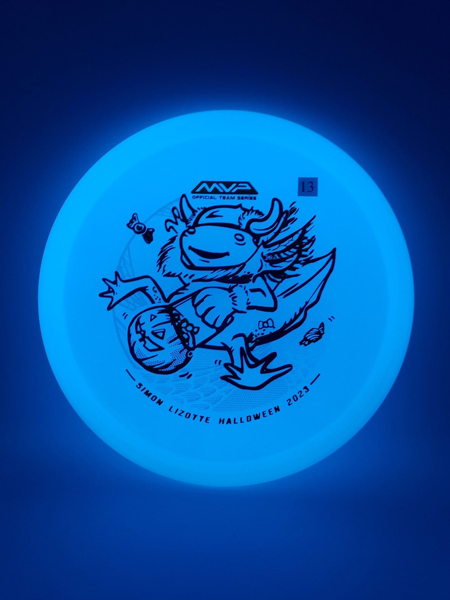 Axiom Total Eclipse Hex Simon Lizotte Halloween 2023 disc golf disc detail view