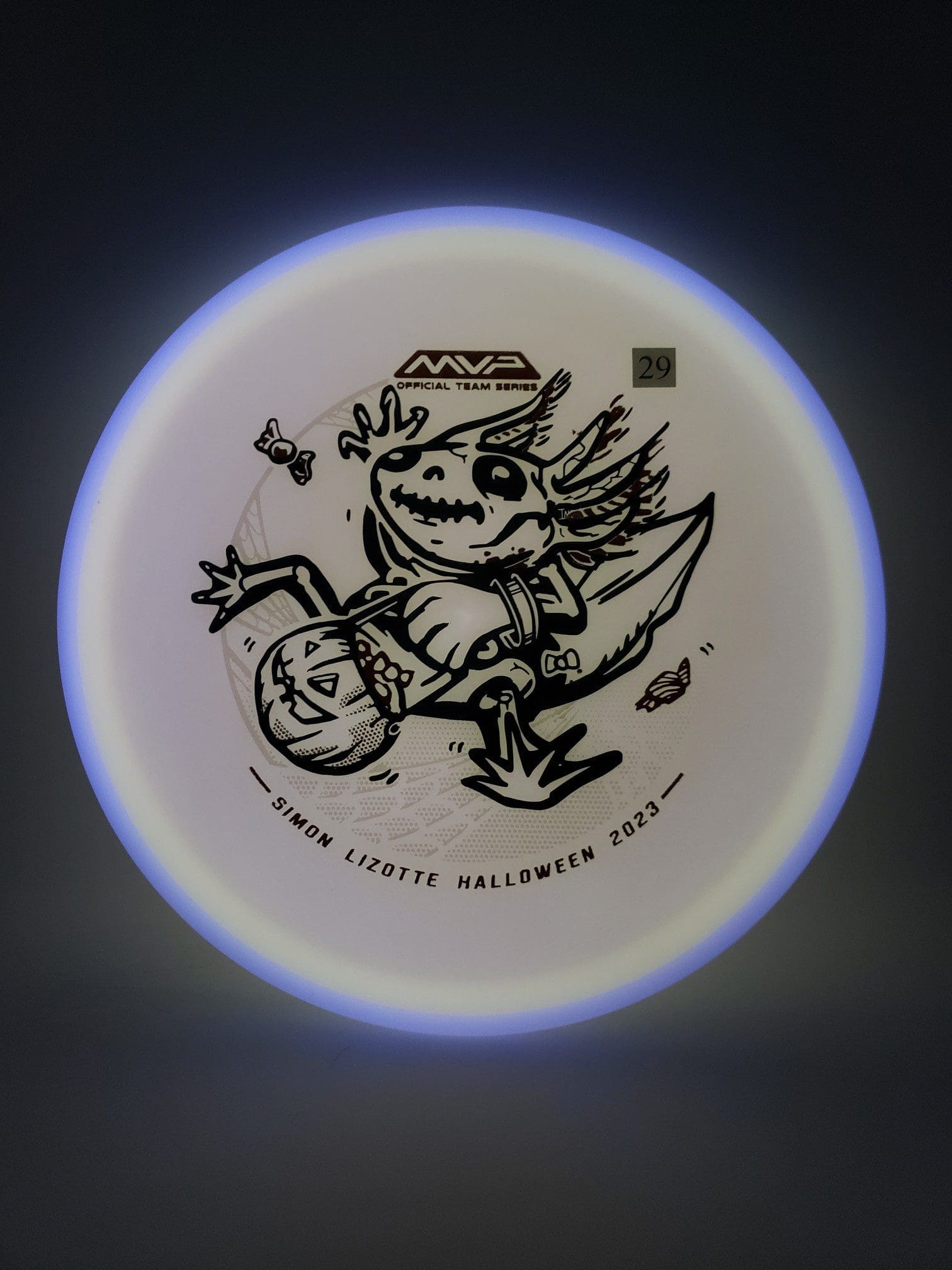 Axiom Total Eclipse Hex Simon Lizotte Halloween 2023 disc golf disc front view