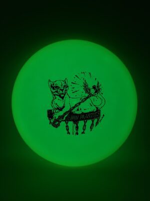 Mint Discs Nocturnal UFO Halloween 2023 by Skulboy disc golf disc front view